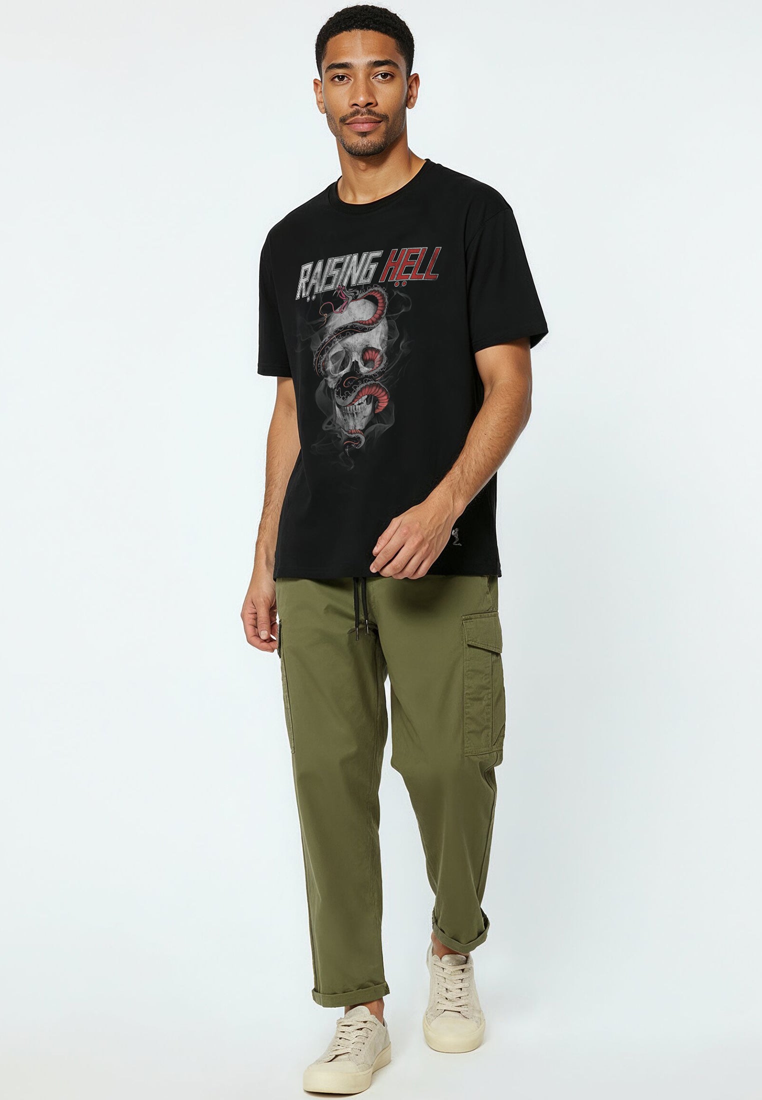 RAISING HELL T-SHIRT BLACK