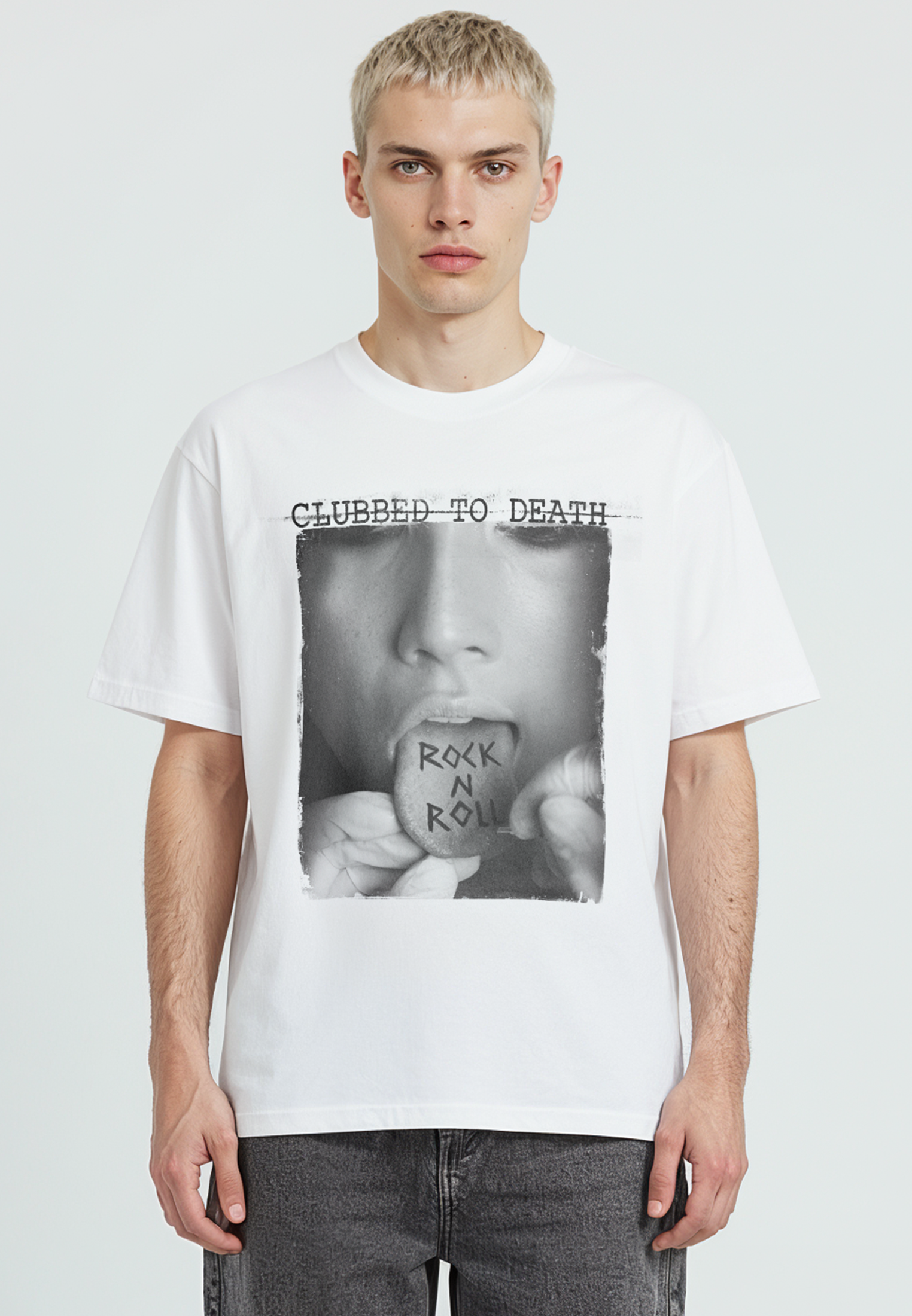 ROCK N ROLL T-SHIRT WHITE