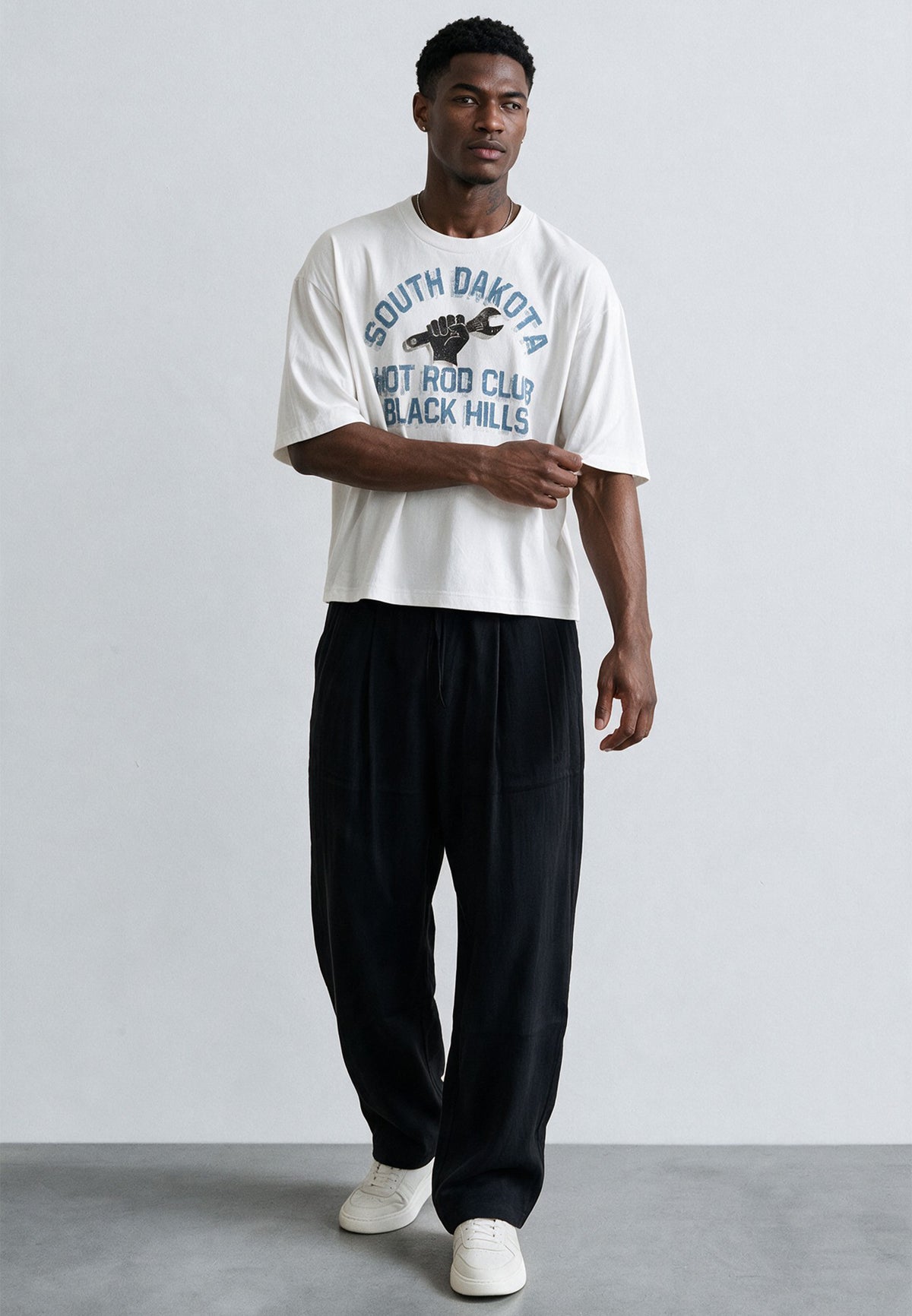 SOUTH DAKOTA BOXY T-SHIRT WHITE