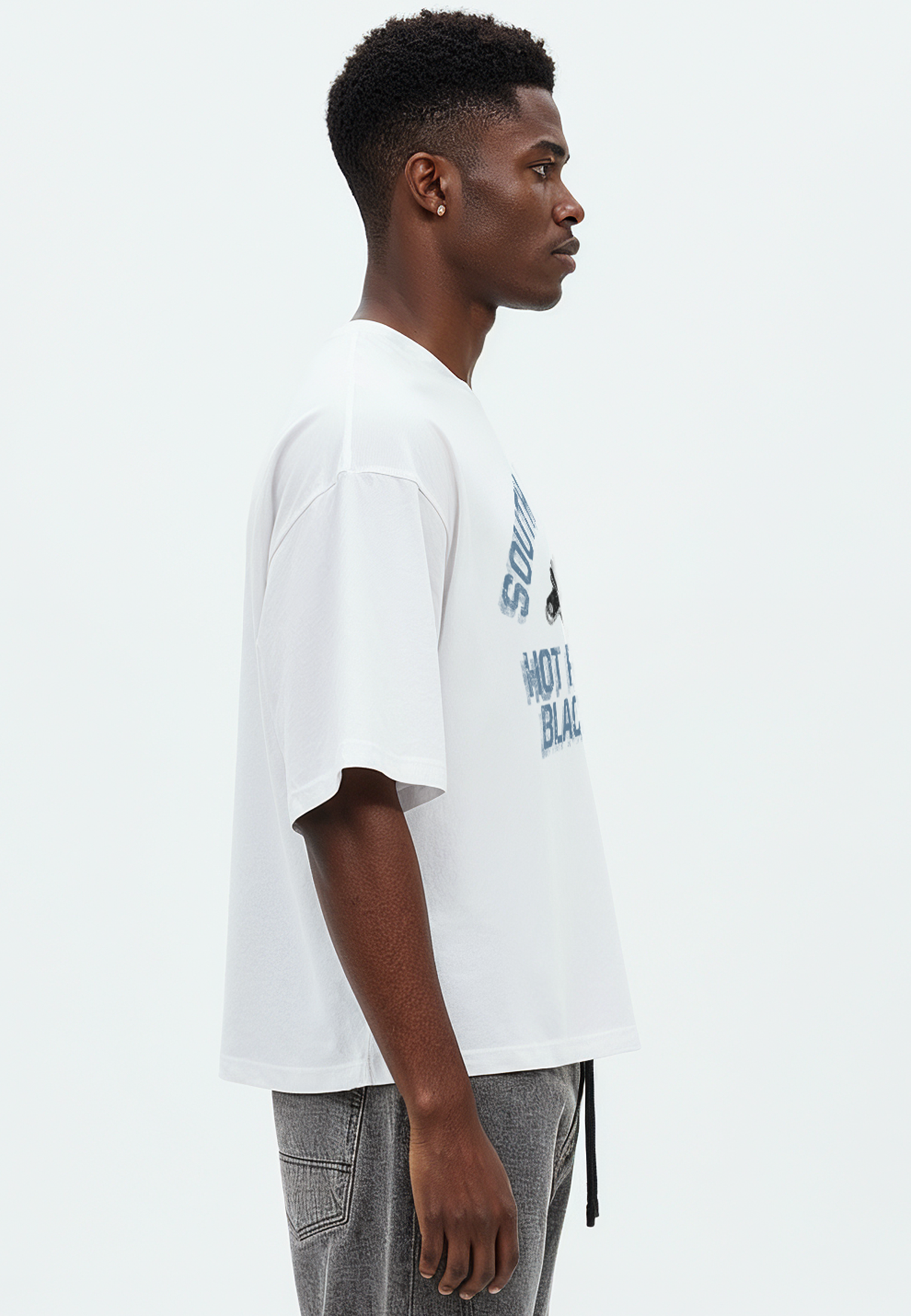 SOUTH DAKOTA CROP T-SHIRT WHITE