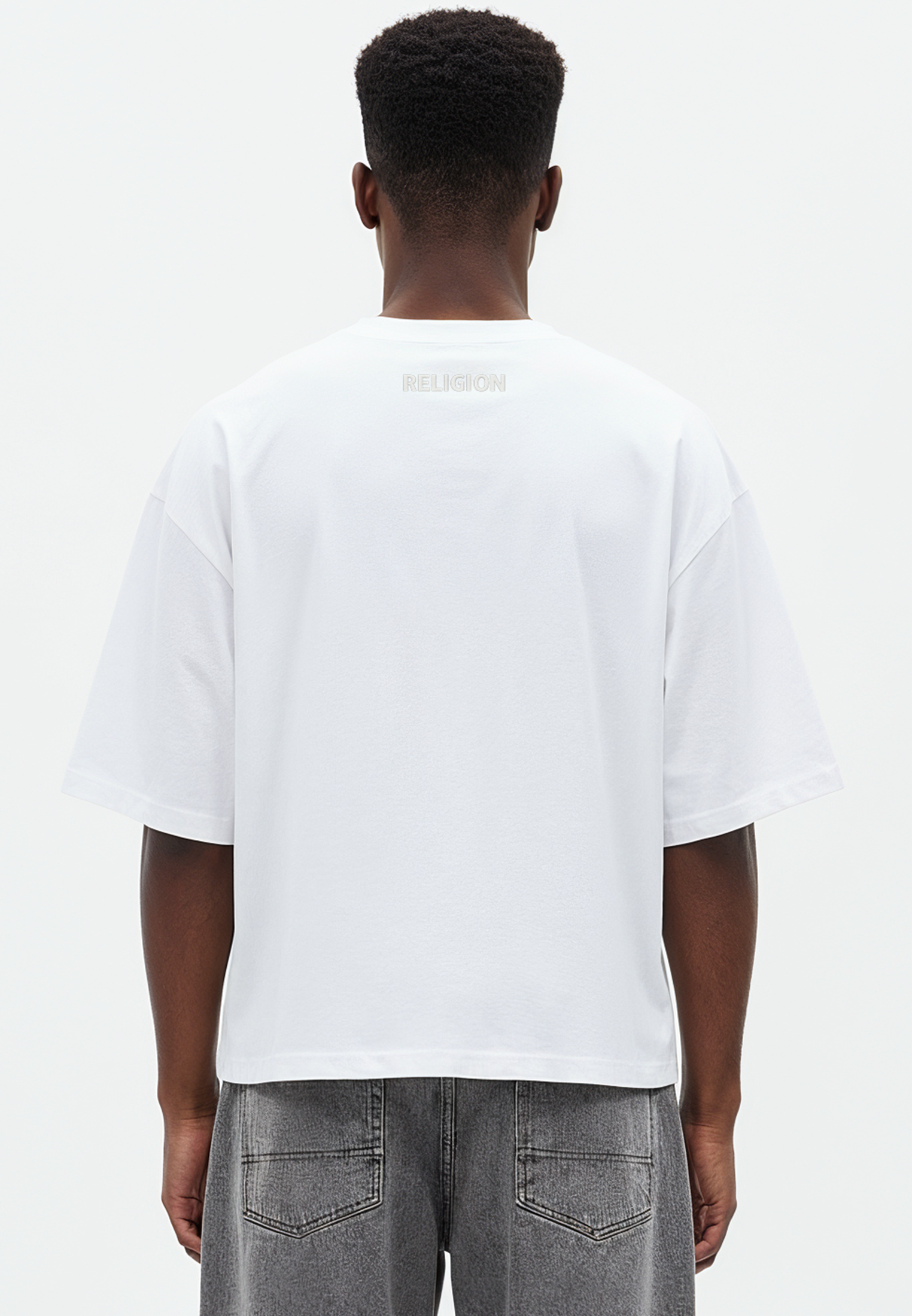 SOUTH DAKOTA CROP T-SHIRT WHITE