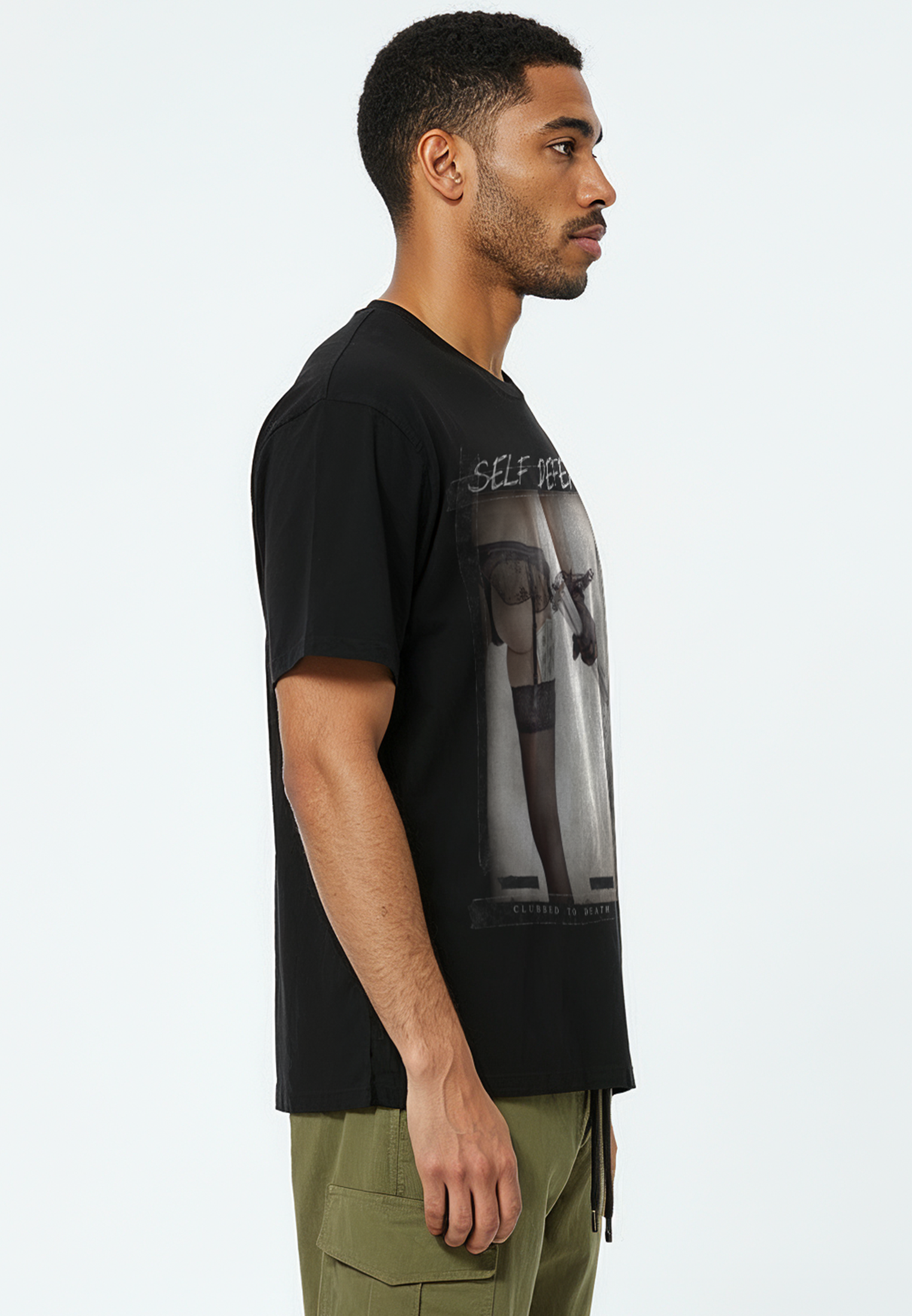 SELF DEFENSE T-SHIRT BLACK