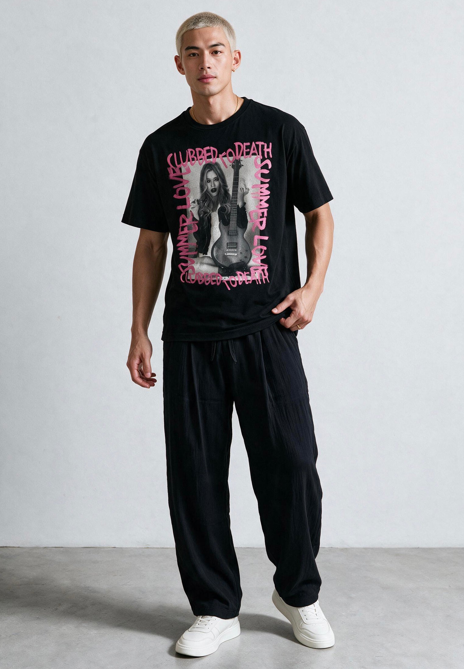 SUMMER LOVE T-SHIRT BLACK