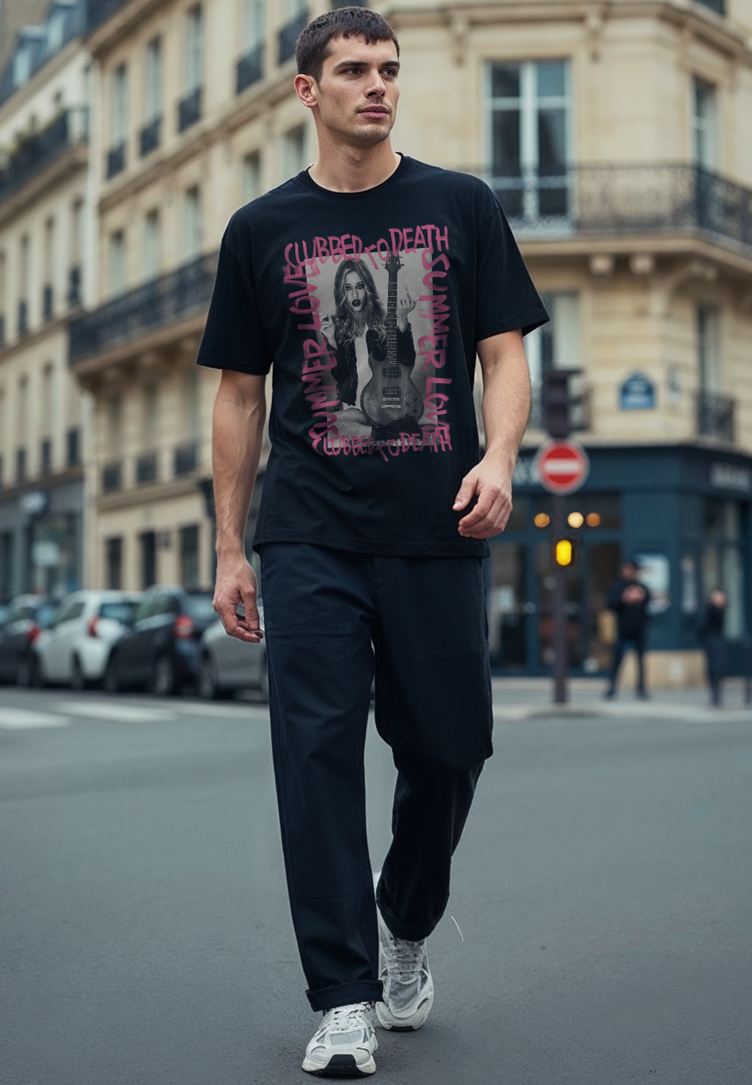 SUMMER LOVE T-SHIRT BLACK