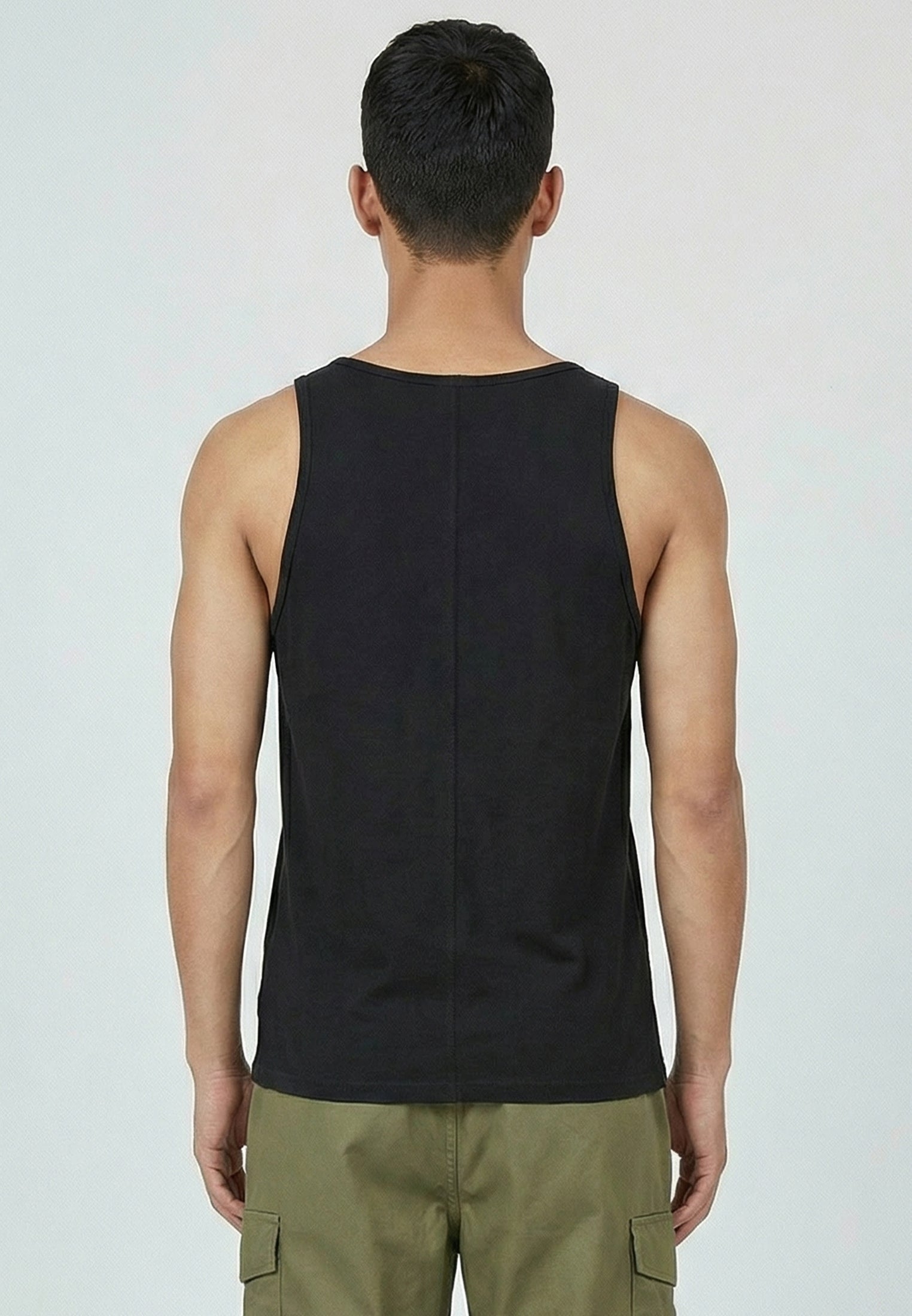 SKULL PARROT VEST BLACK