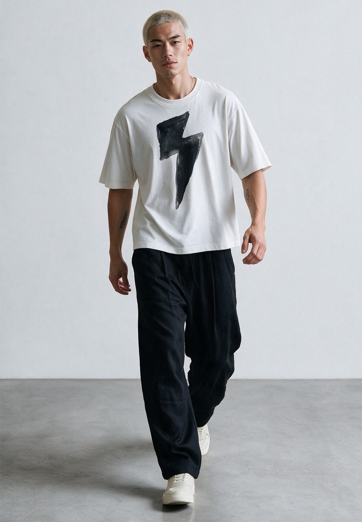 BOLT BOXY T-SHIRT WHITE