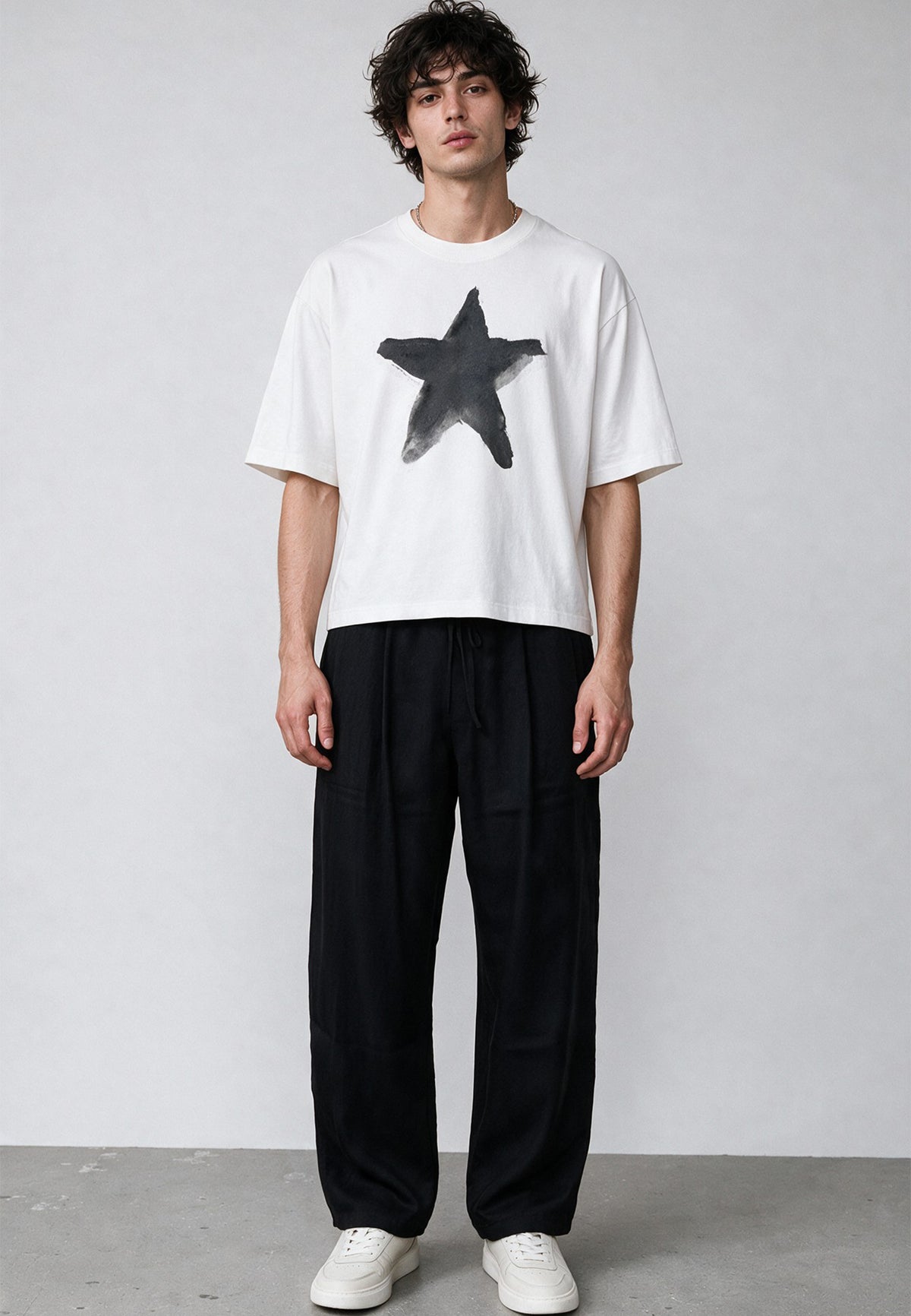 STAR BOXY T-SHIRT WHITE