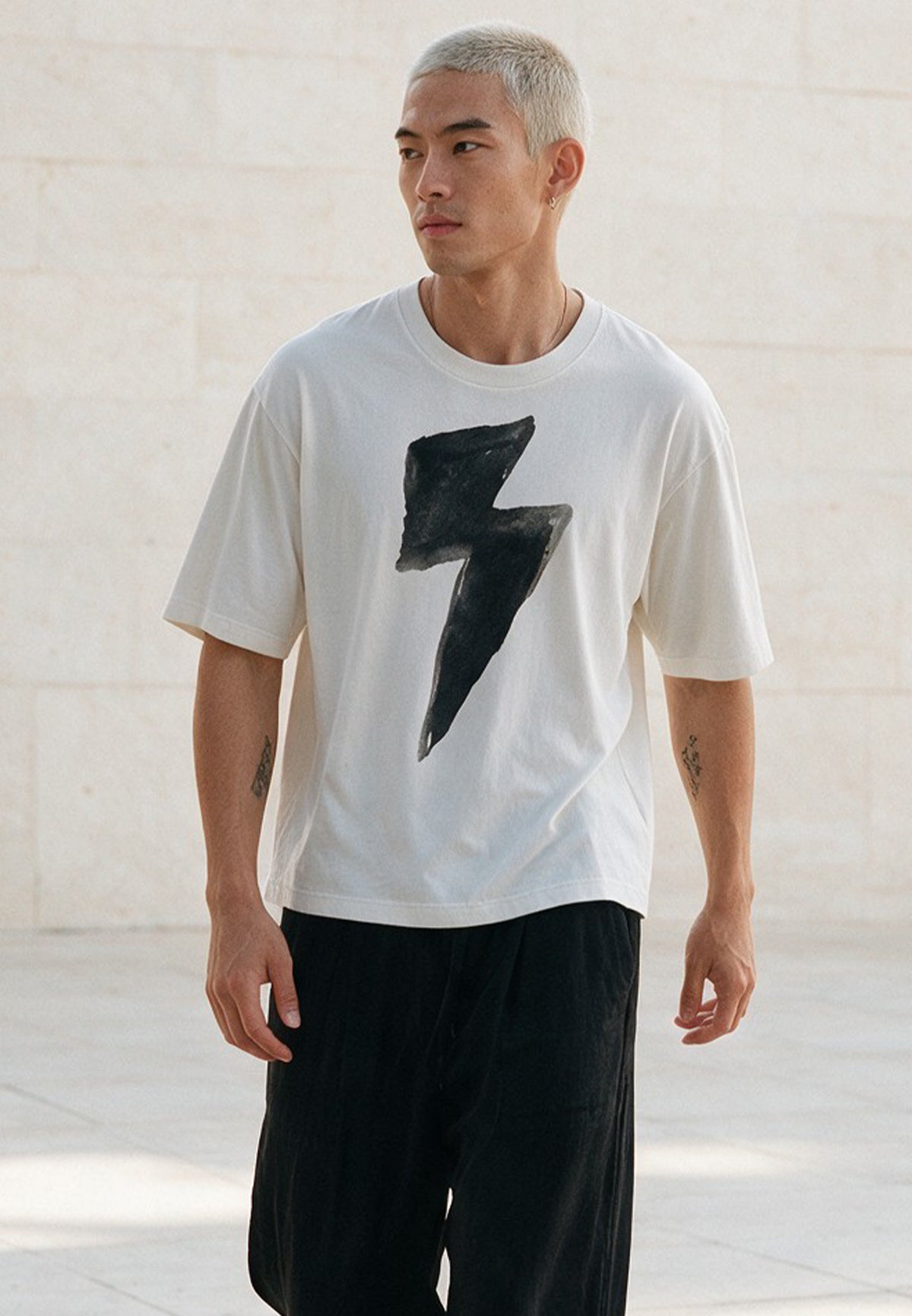 BOLT BOXY T-SHIRT WHITE