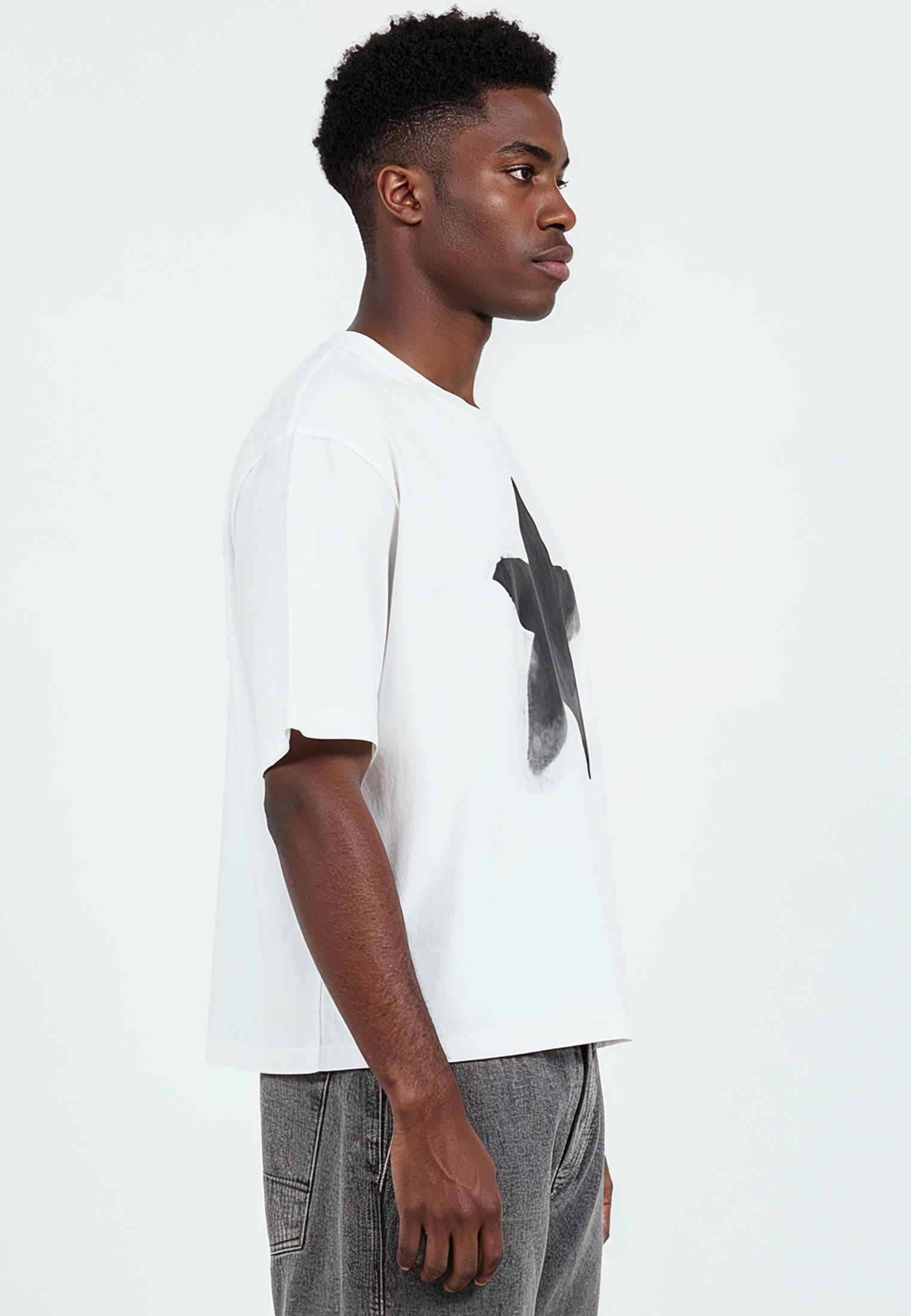 STAR CROP T-SHIRT WHITE