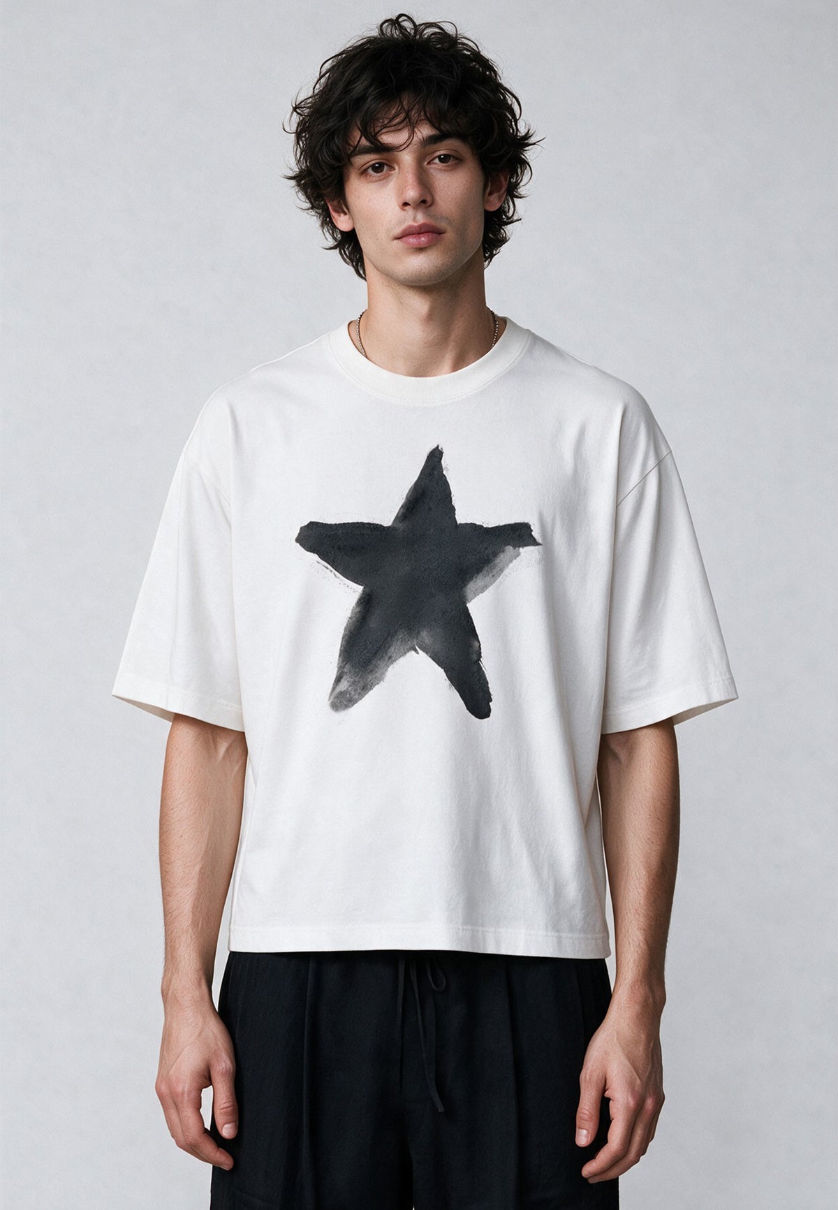 STAR BOXY T-SHIRT WHITE