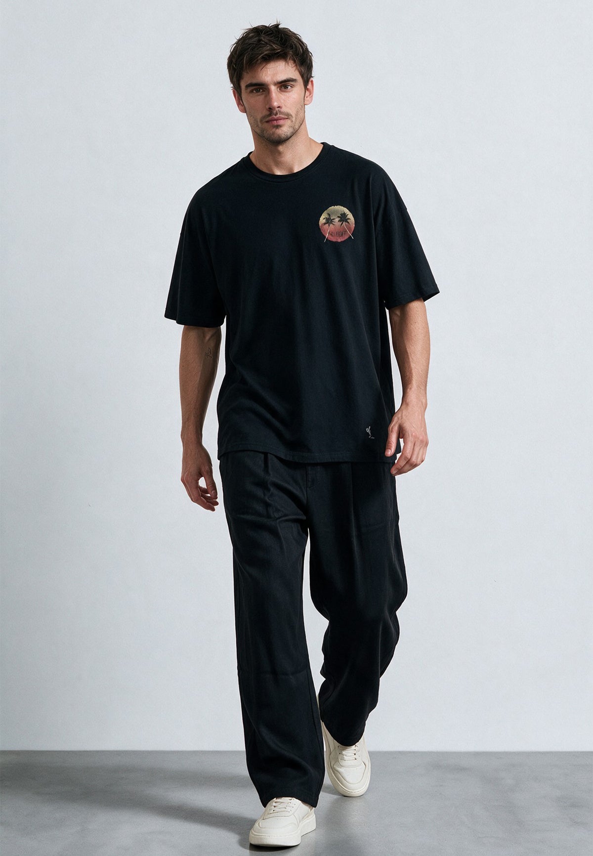 SUNSET T-SHIRT BLACK