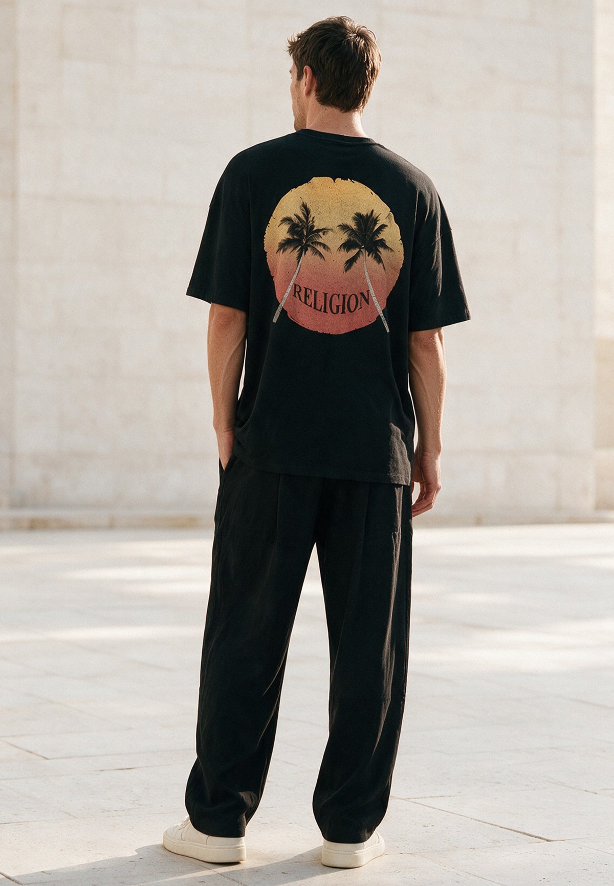 SUNSET T-SHIRT BLACK