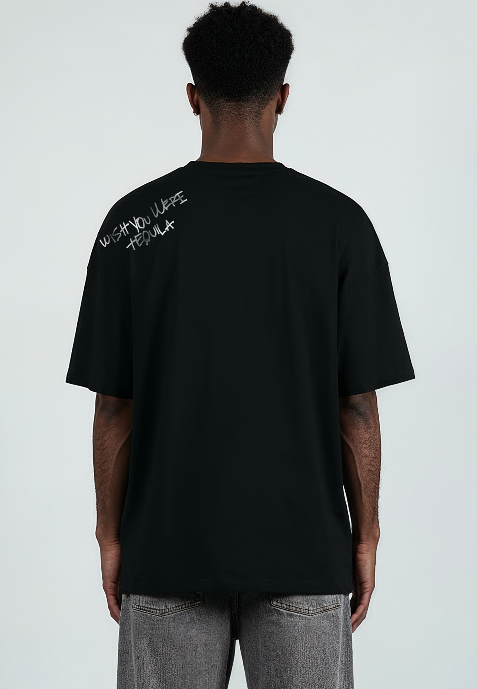 WISH YOU WERE TEQUILA T-SHIRT BLACK