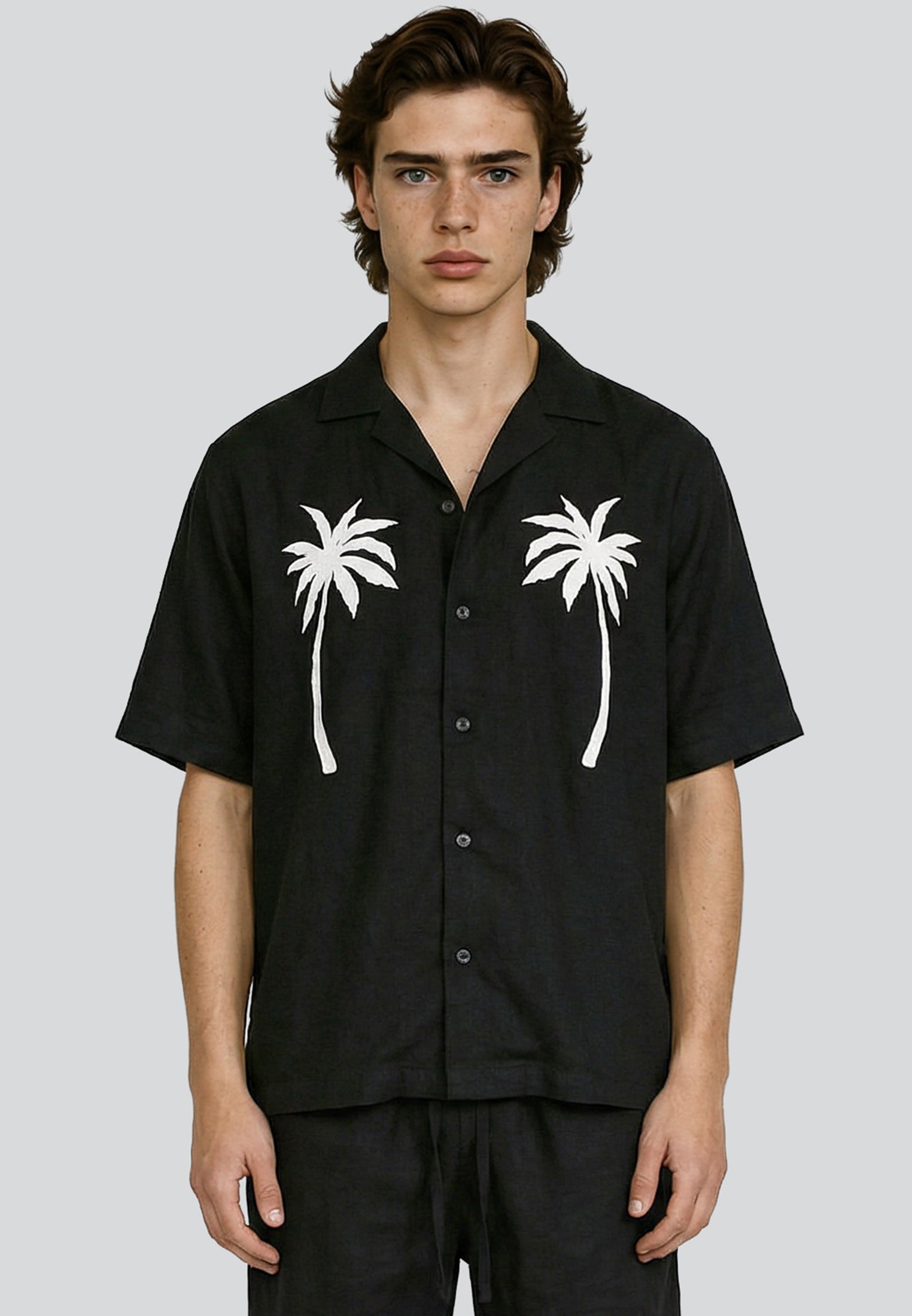 PALM SHIRT BLACK