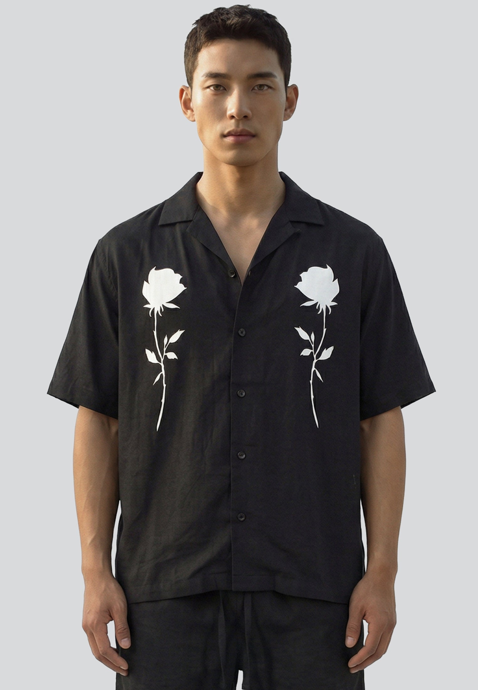 ROSES SHIRT BLACK