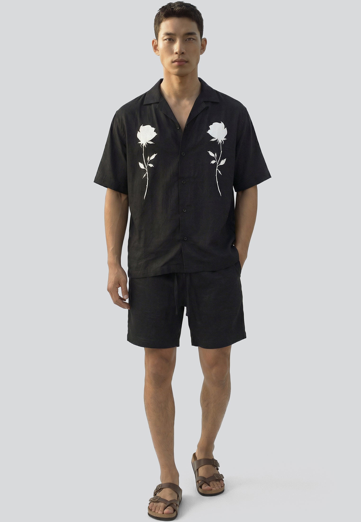 ROSES SHIRT BLACK