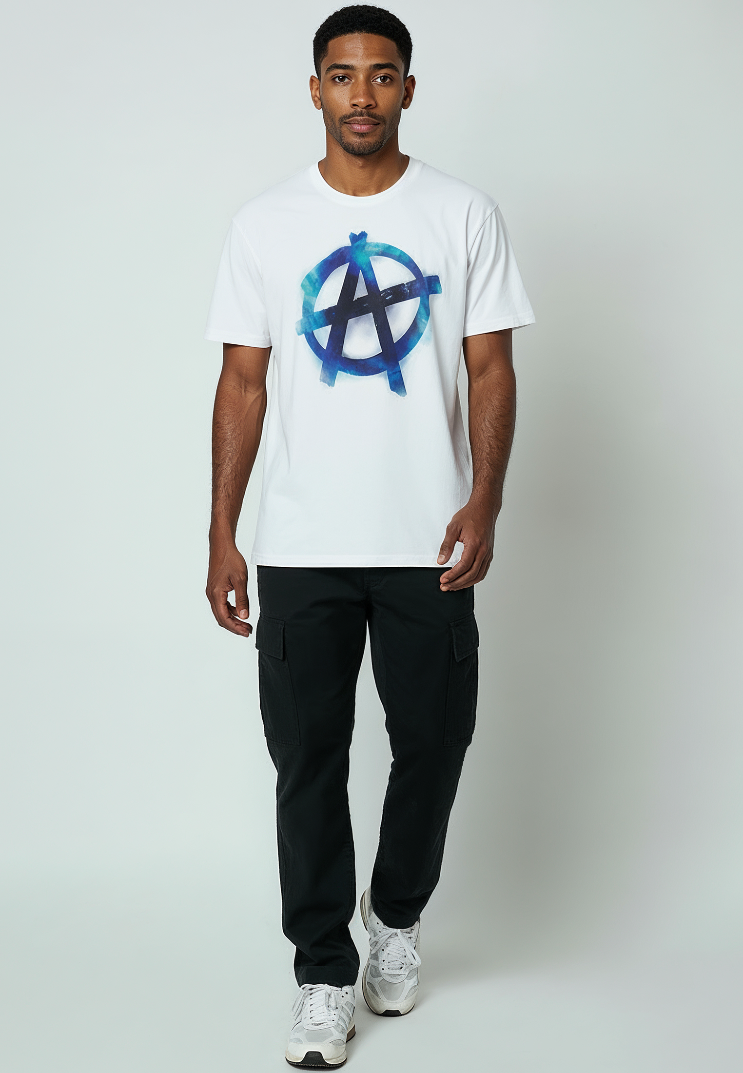BLURRED ANARCHY T-SHIRT WHITE
