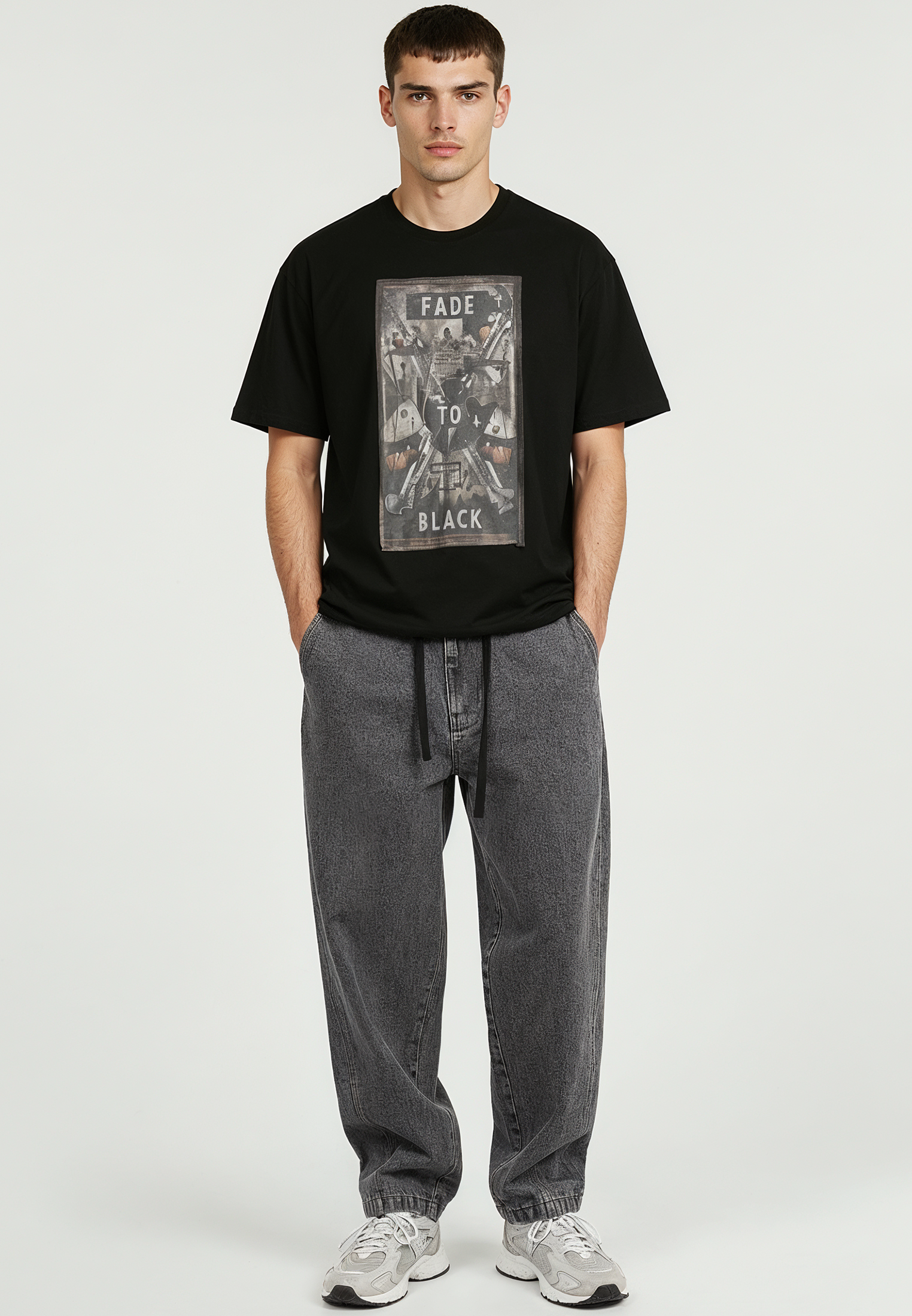 FADE TO BLACK T-SHIRT BLACK