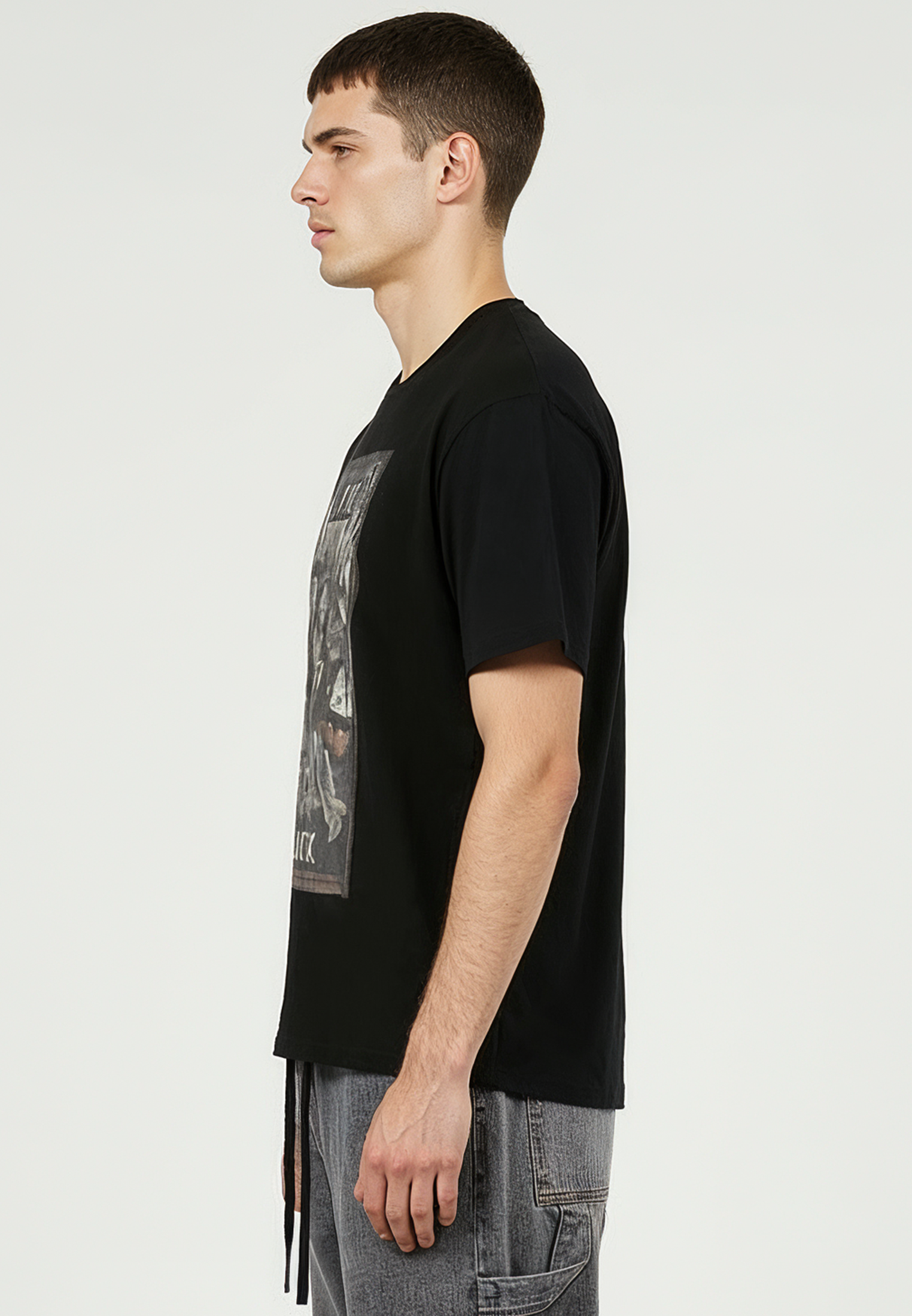 FADE TO BLACK T-SHIRT BLACK