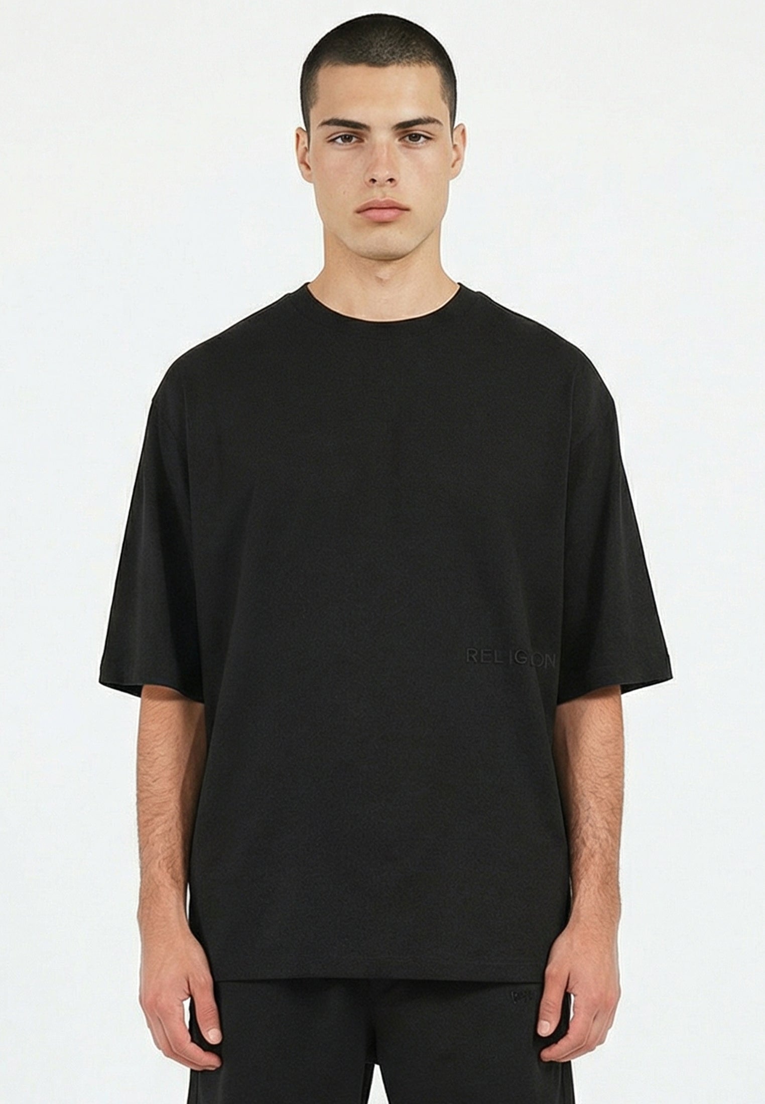 SLUB T-SHIRT BLACK