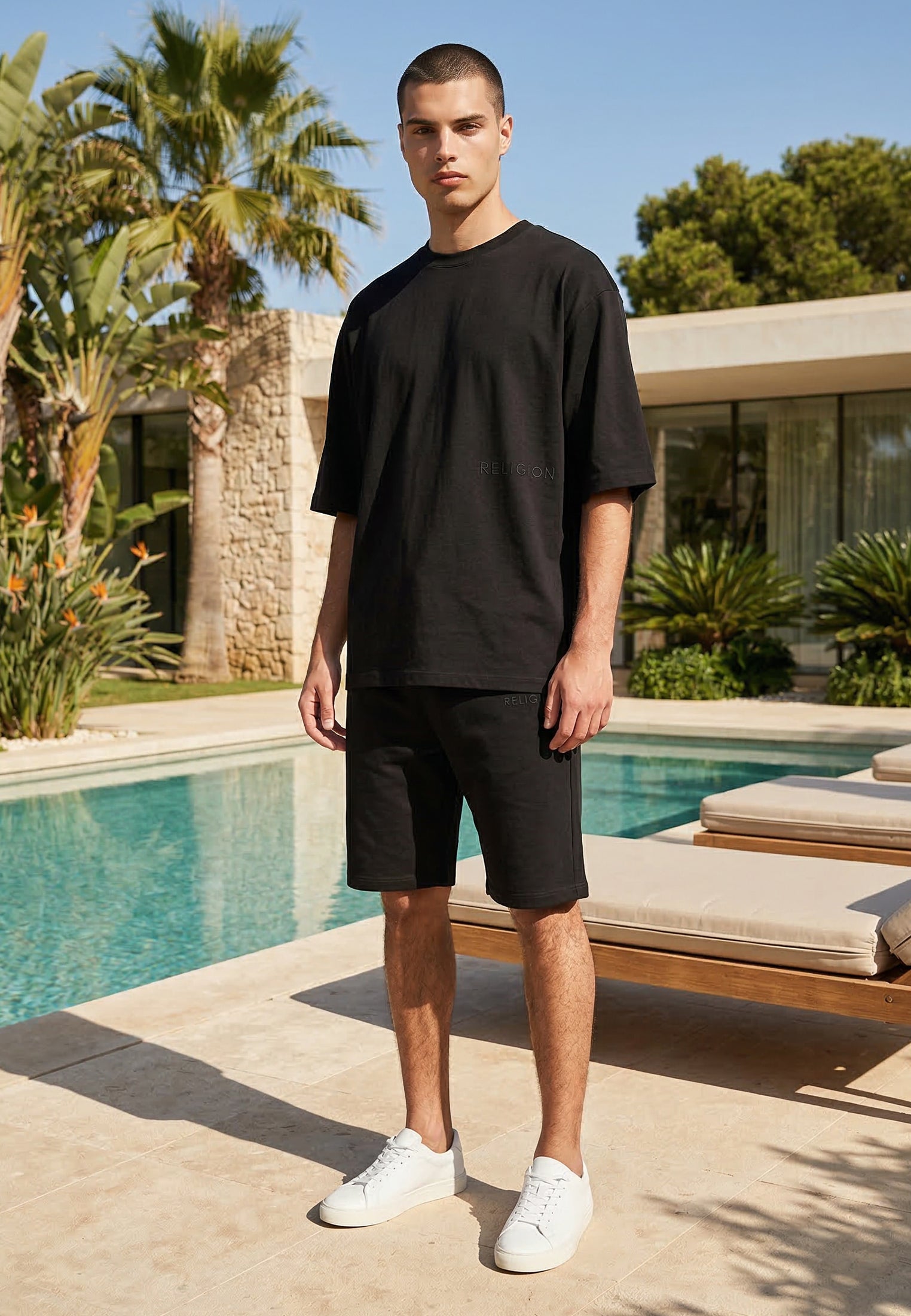 SLUB T-SHIRT BLACK
