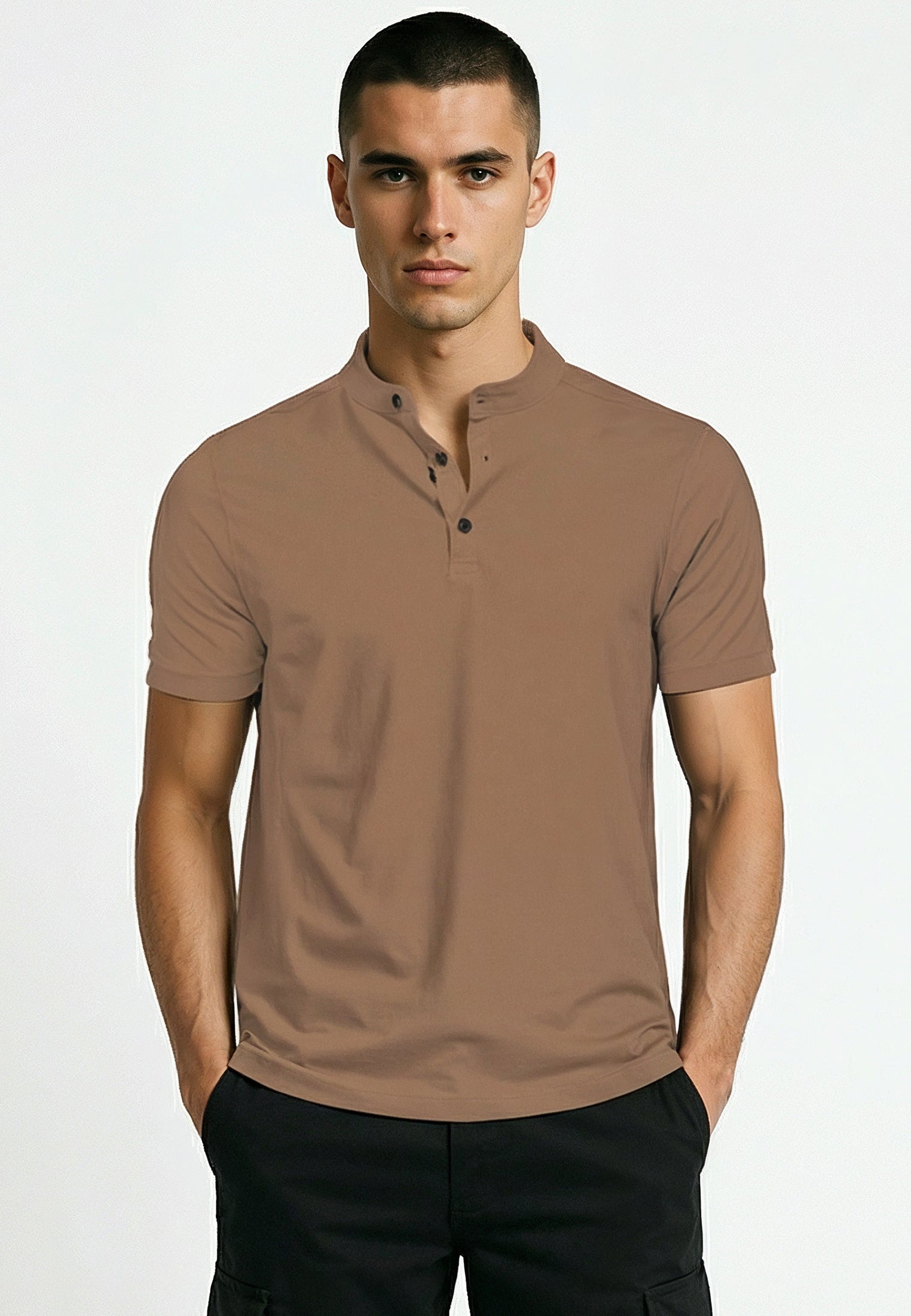 ORSON SLUB POLO TAN