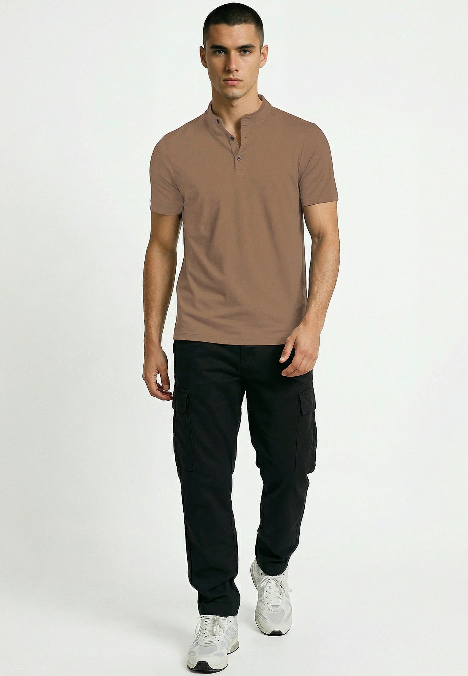ORSON SLUB POLO TAN