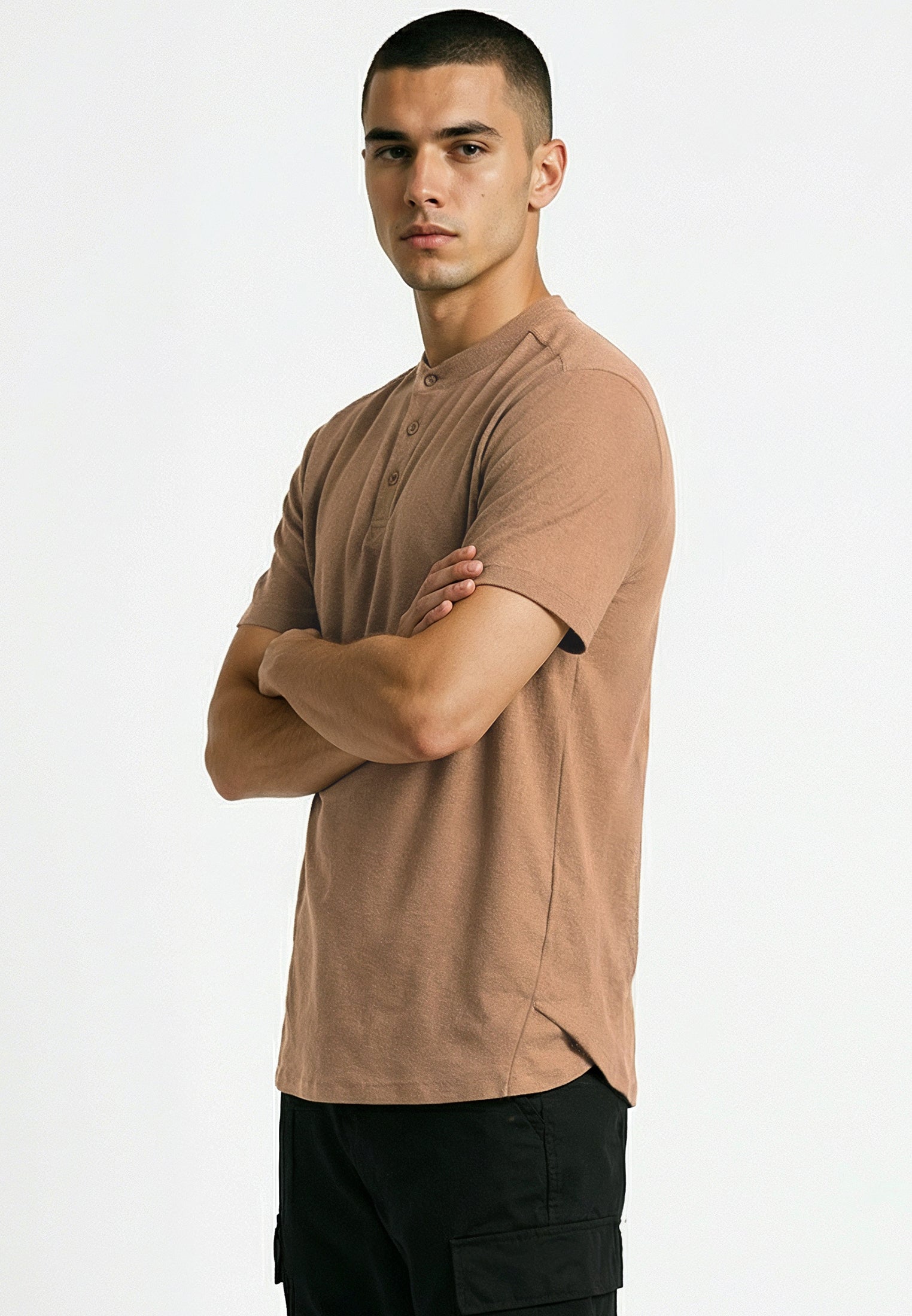 ORSON SLUB POLO TAN