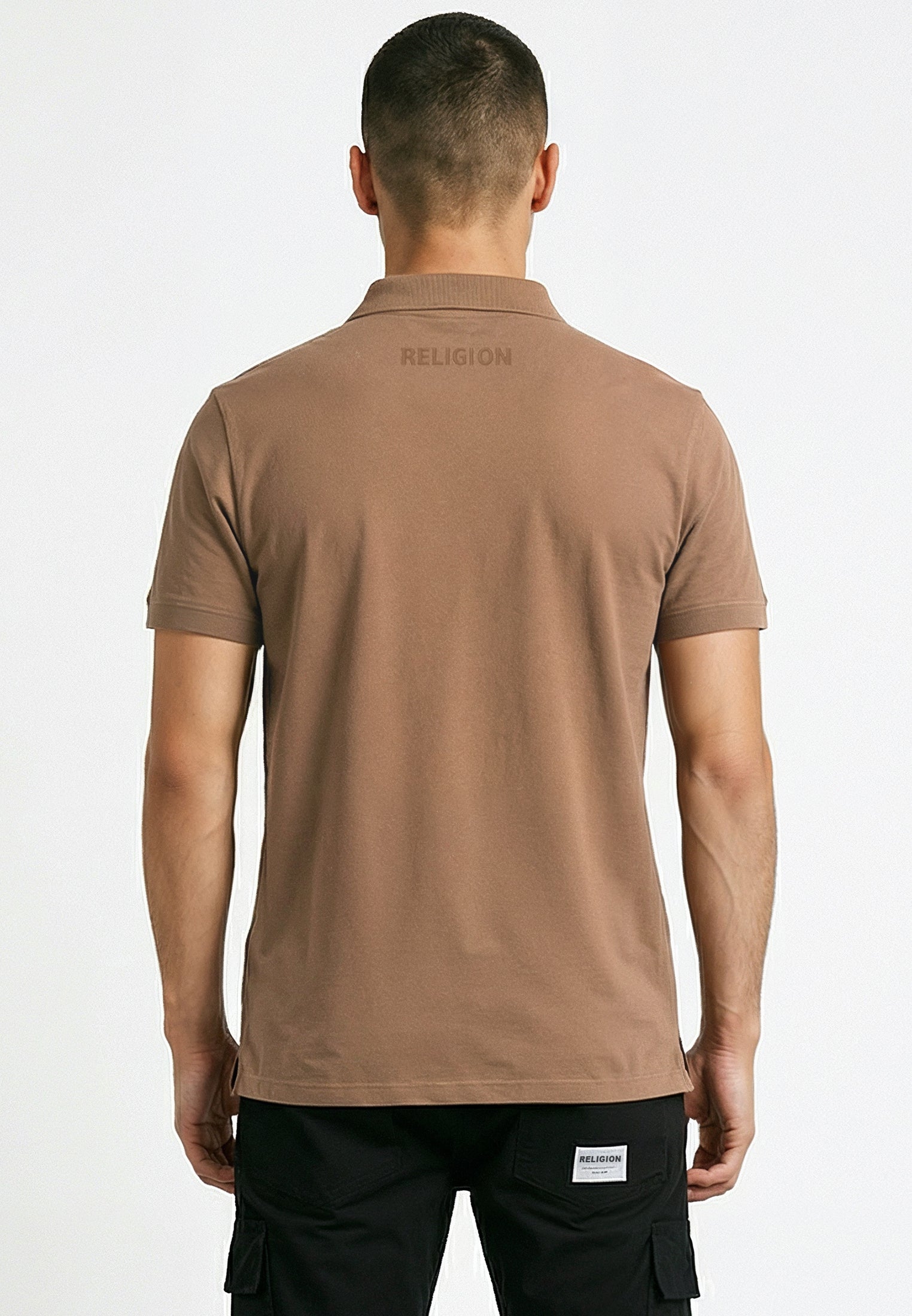 ORSON SLUB POLO TAN