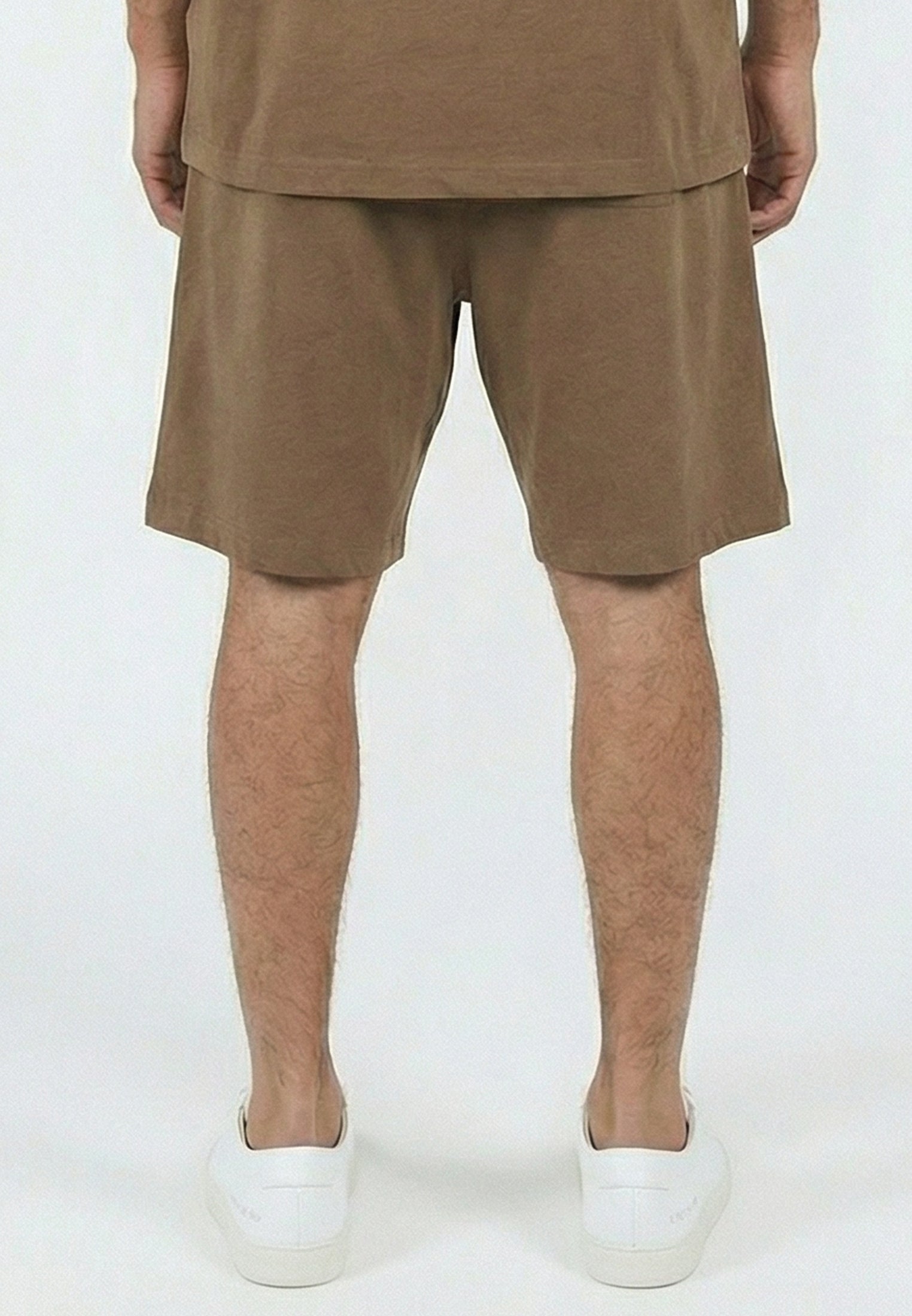 SLUB SHORTS TAN