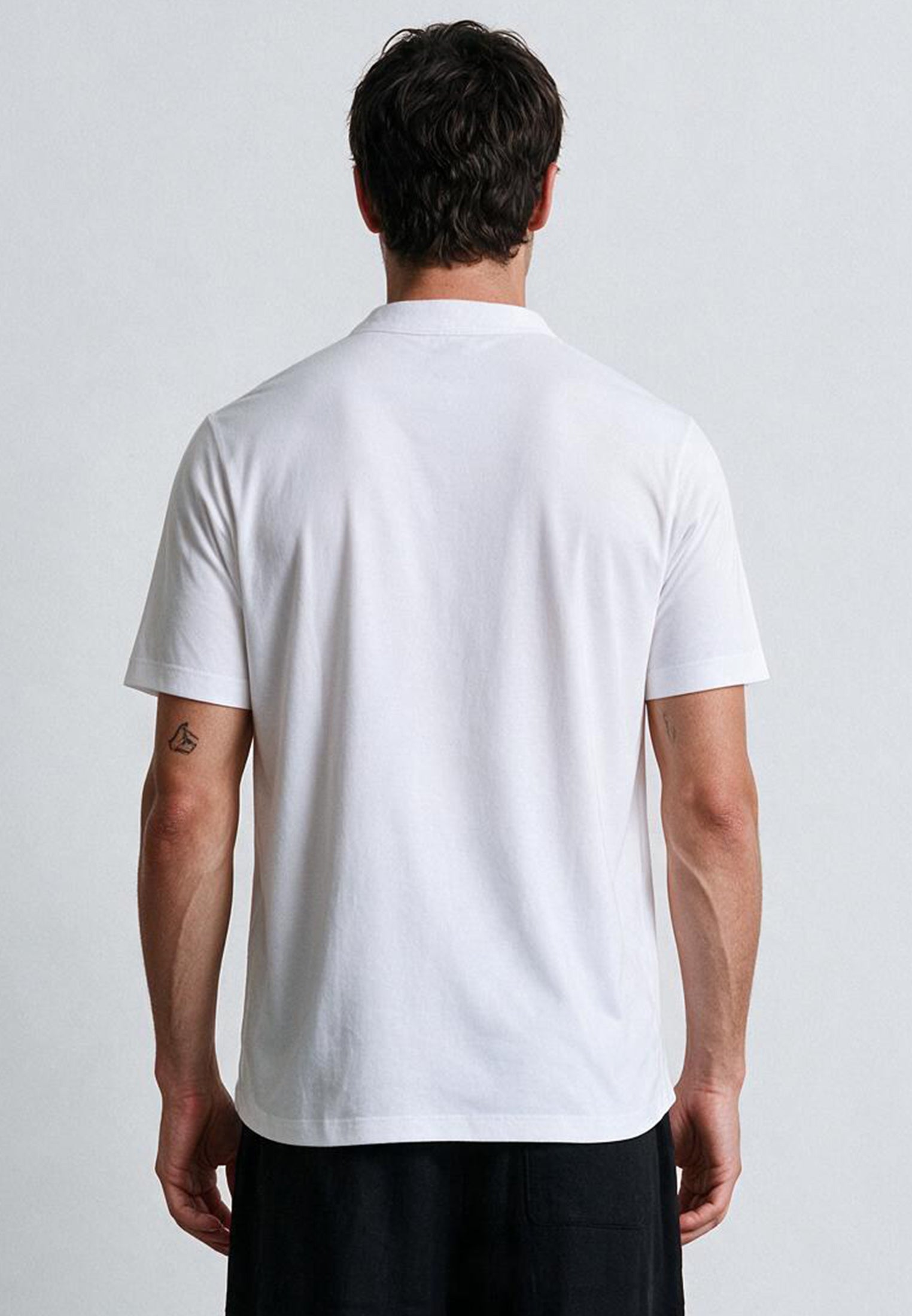 ESSENTIAL ORSON WHITE POLO SHIRT