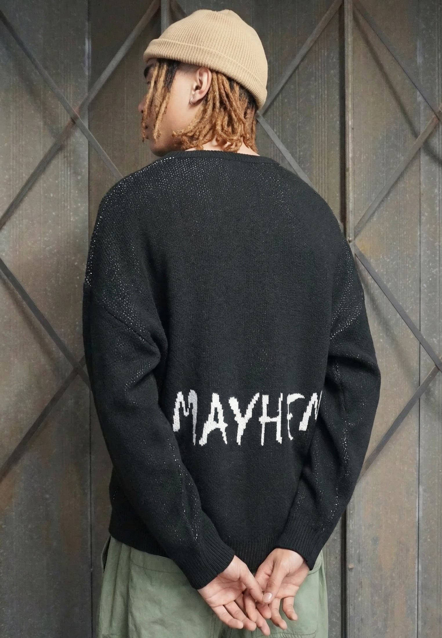 MAYHEM KNIT BLACK