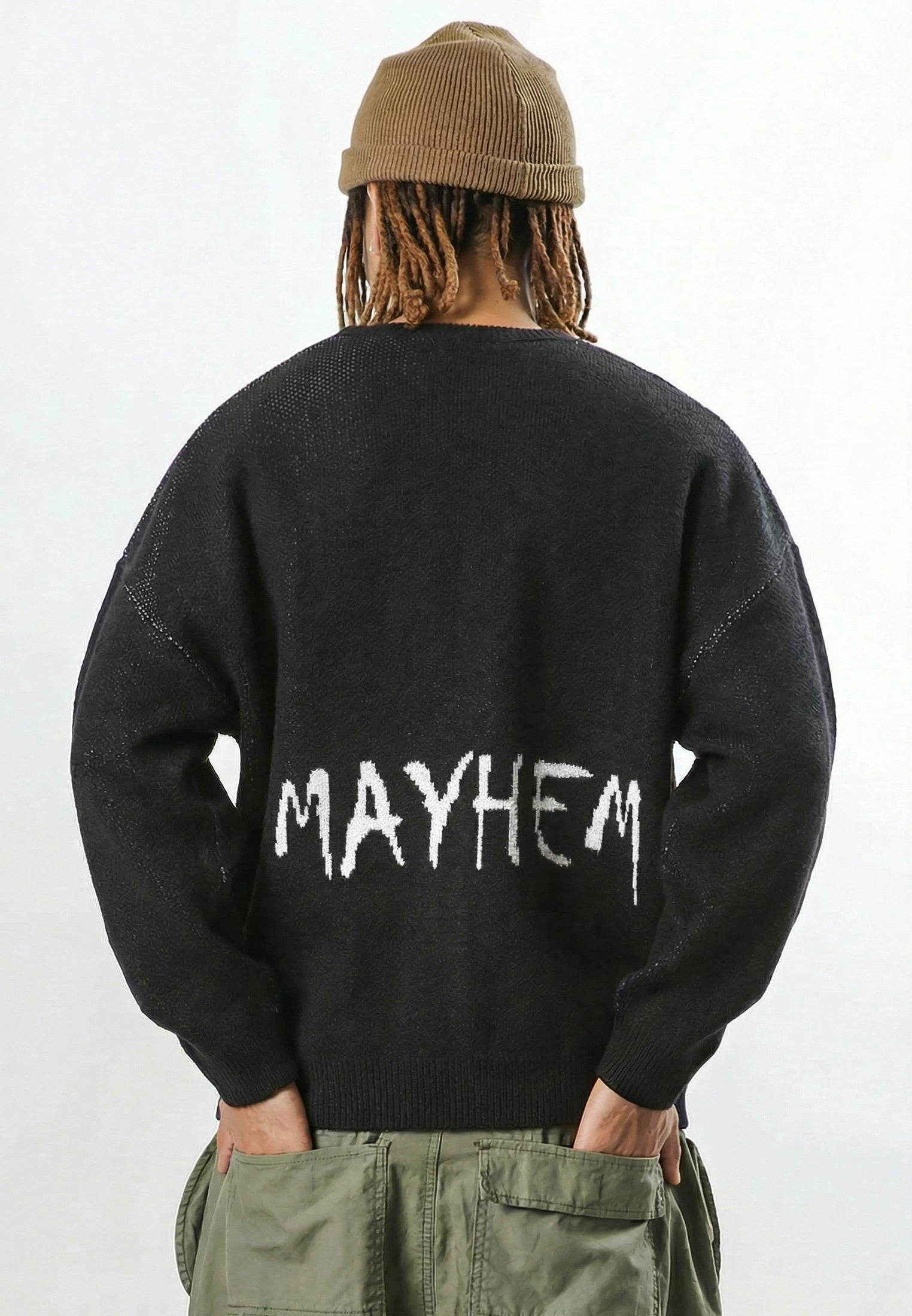 MAYHEM KNIT BLACK