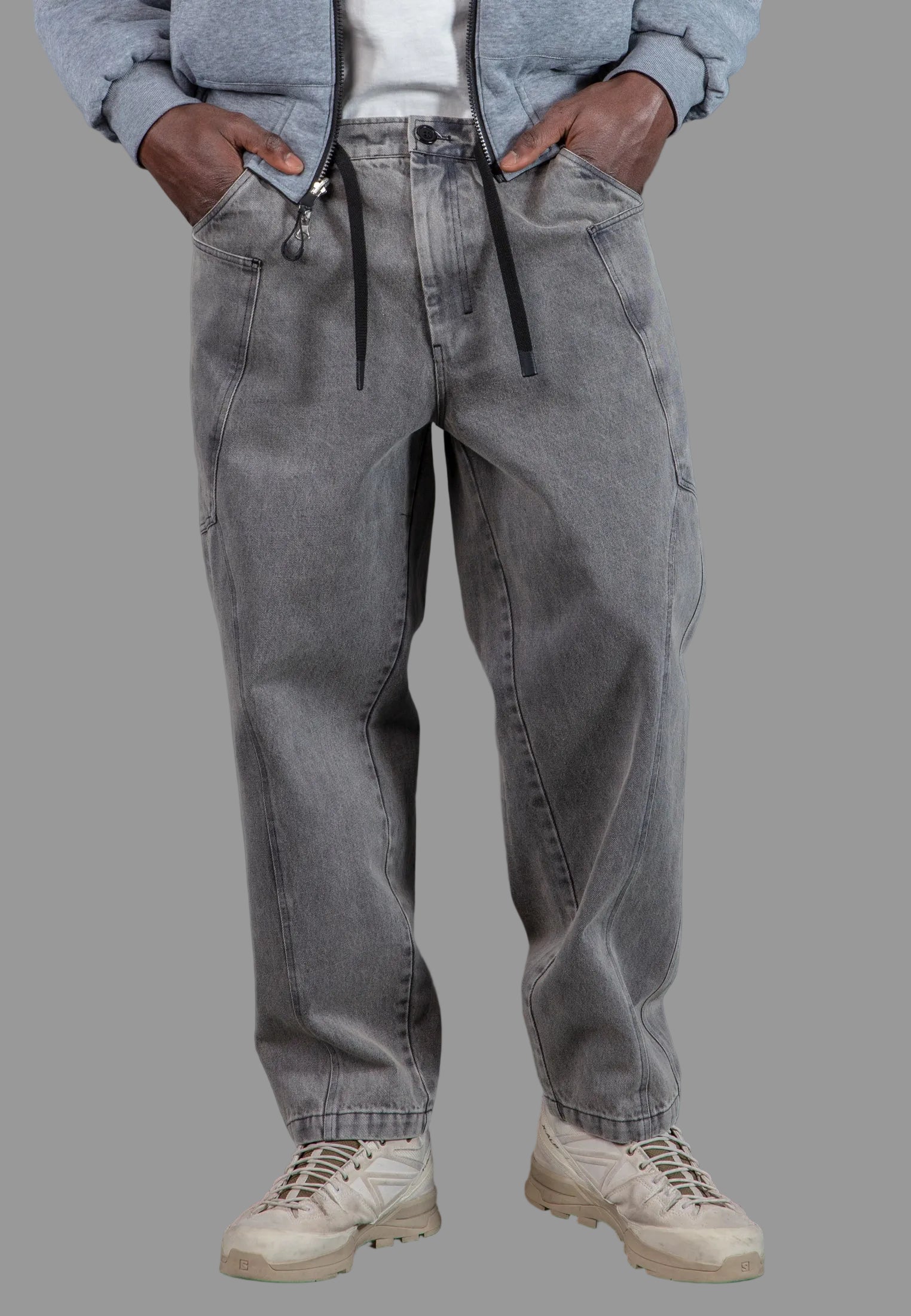 INTENSE JEAN WASHED CHARCOAL
