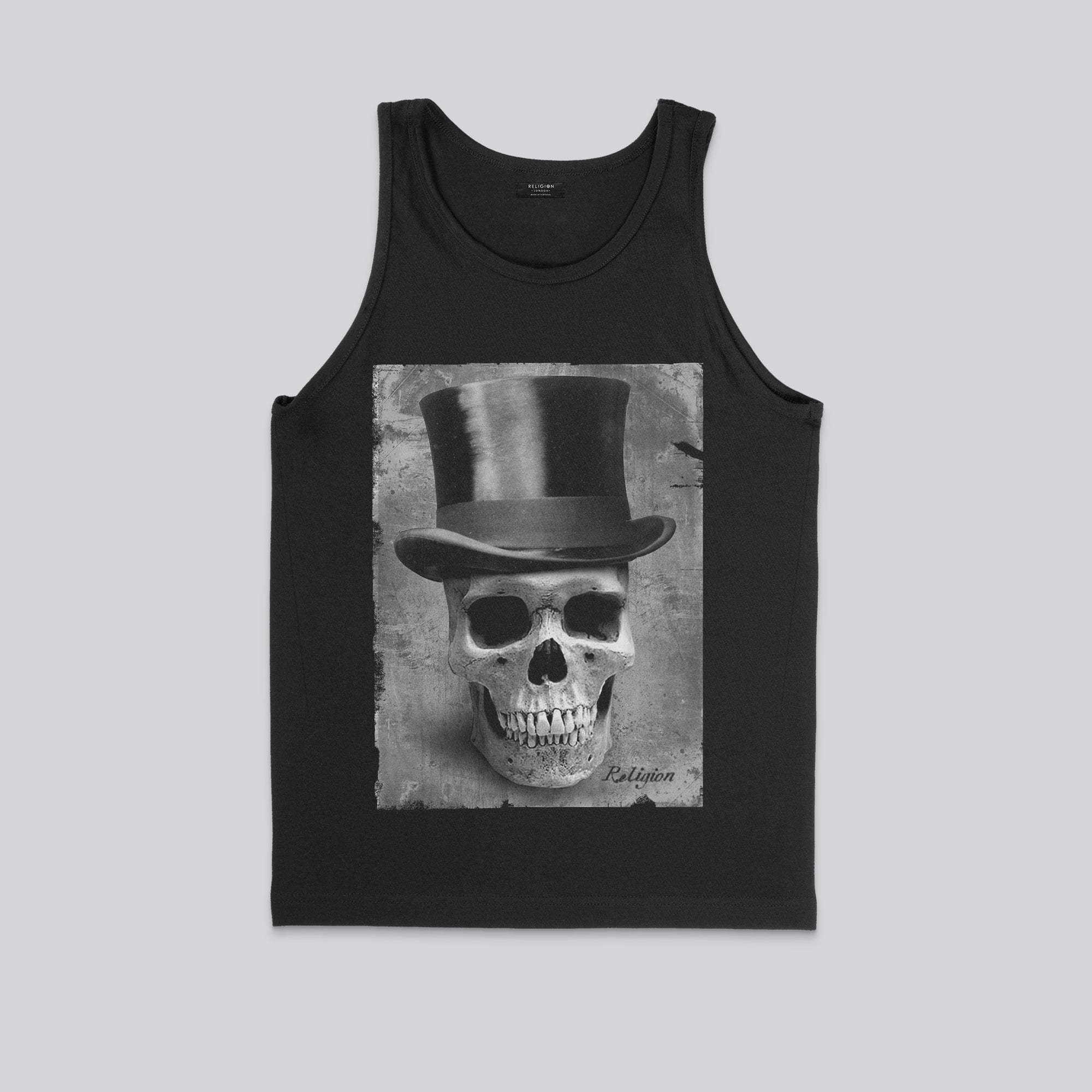 TOP HAT VEST BLACK