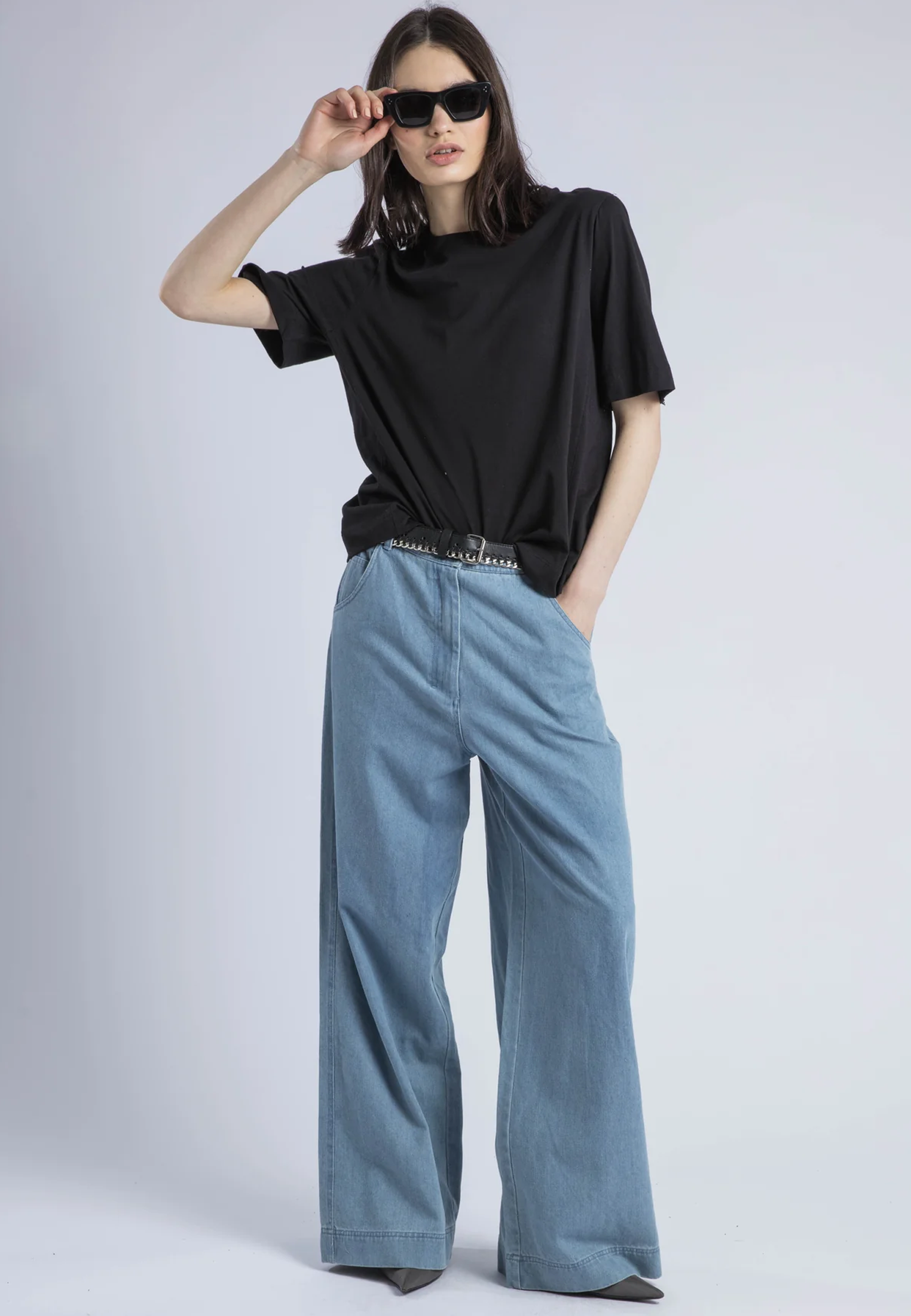 RELAXED BASIC T-SHIRT BLACK