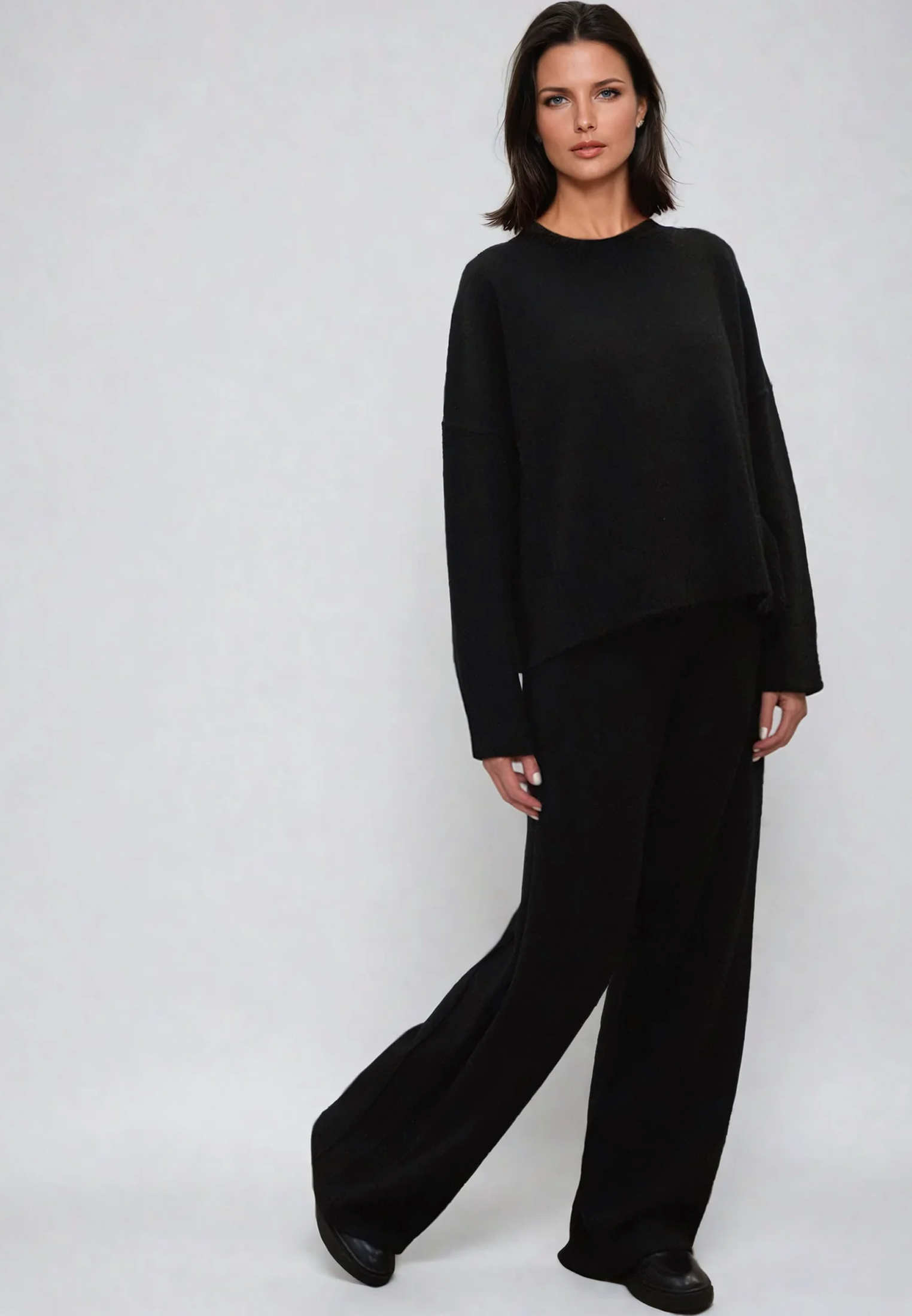 KNIT JUMPER BLACK