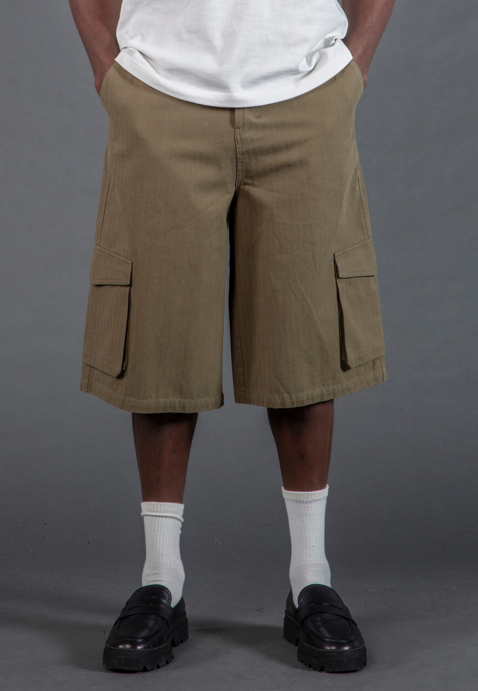CARGO JORT HERRINGBONE KHAKI