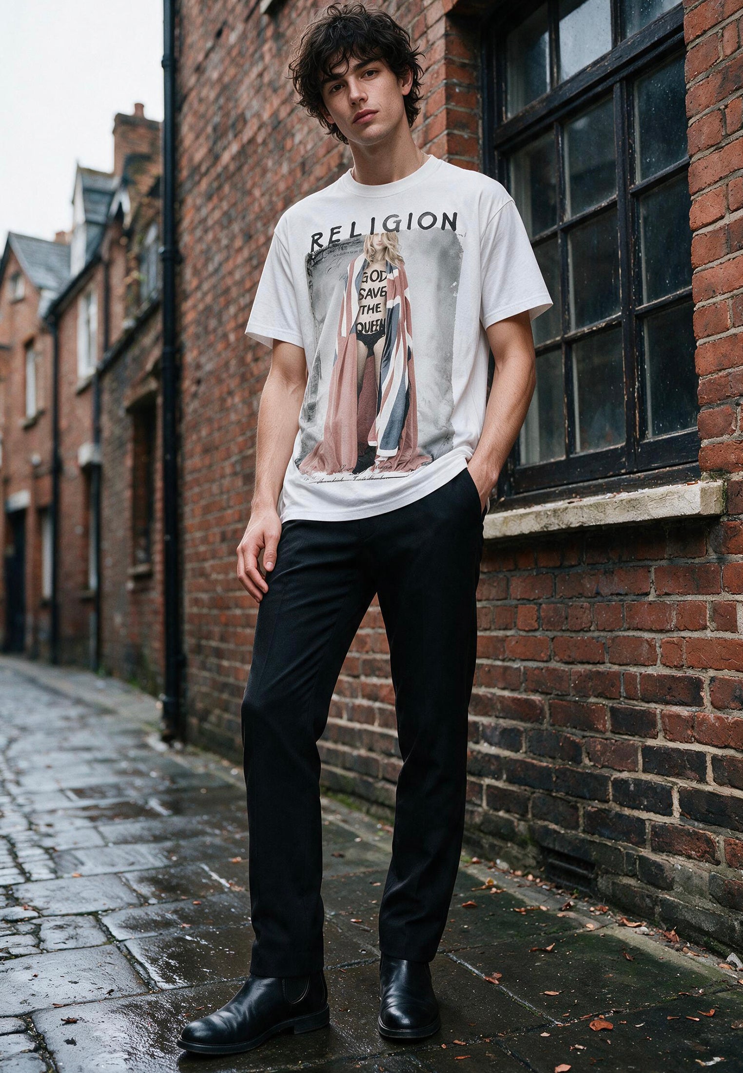 GOD SAVE THE QUEEN T-SHIRT WHITE