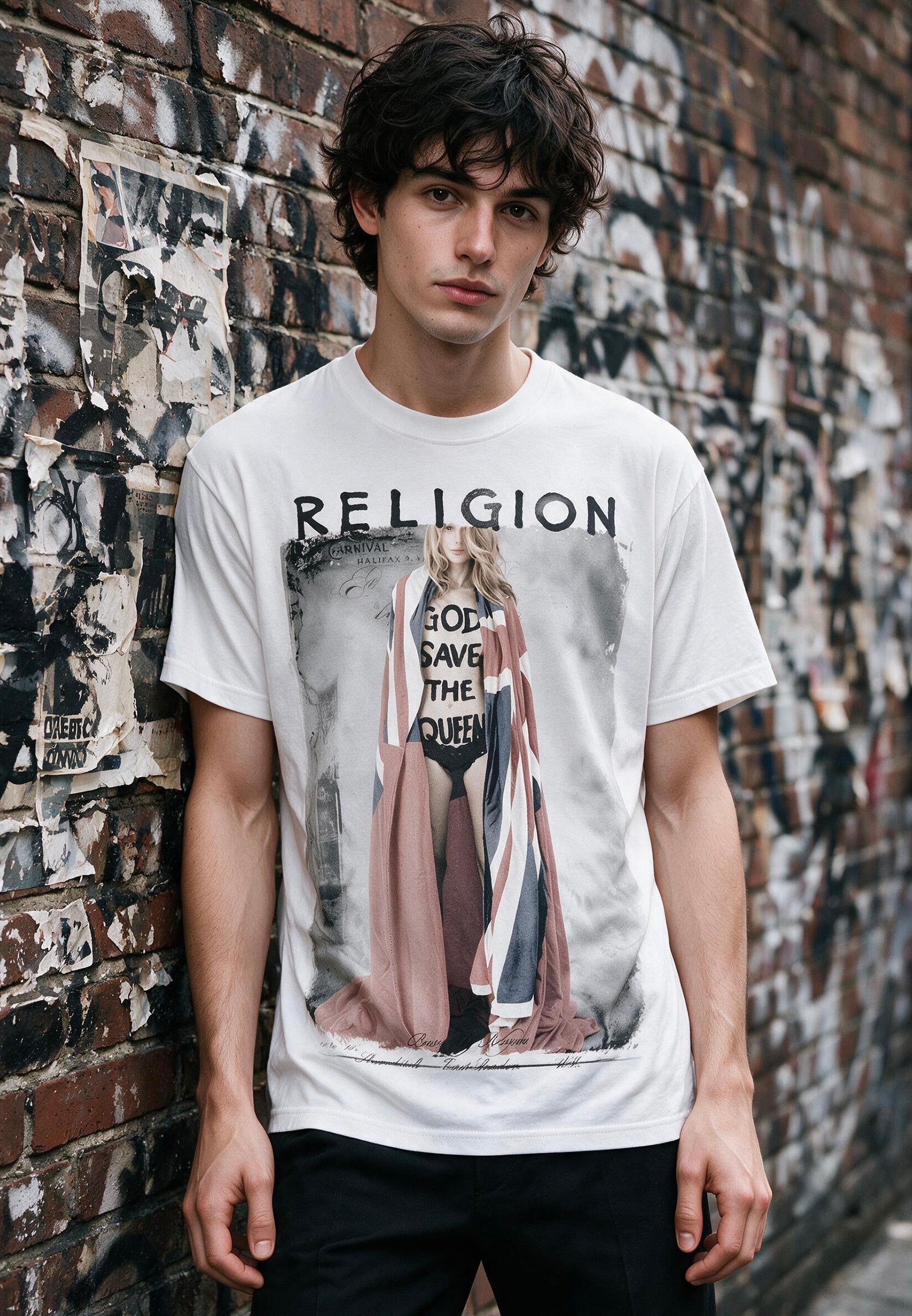 GOD SAVE THE QUEEN T-SHIRT WHITE