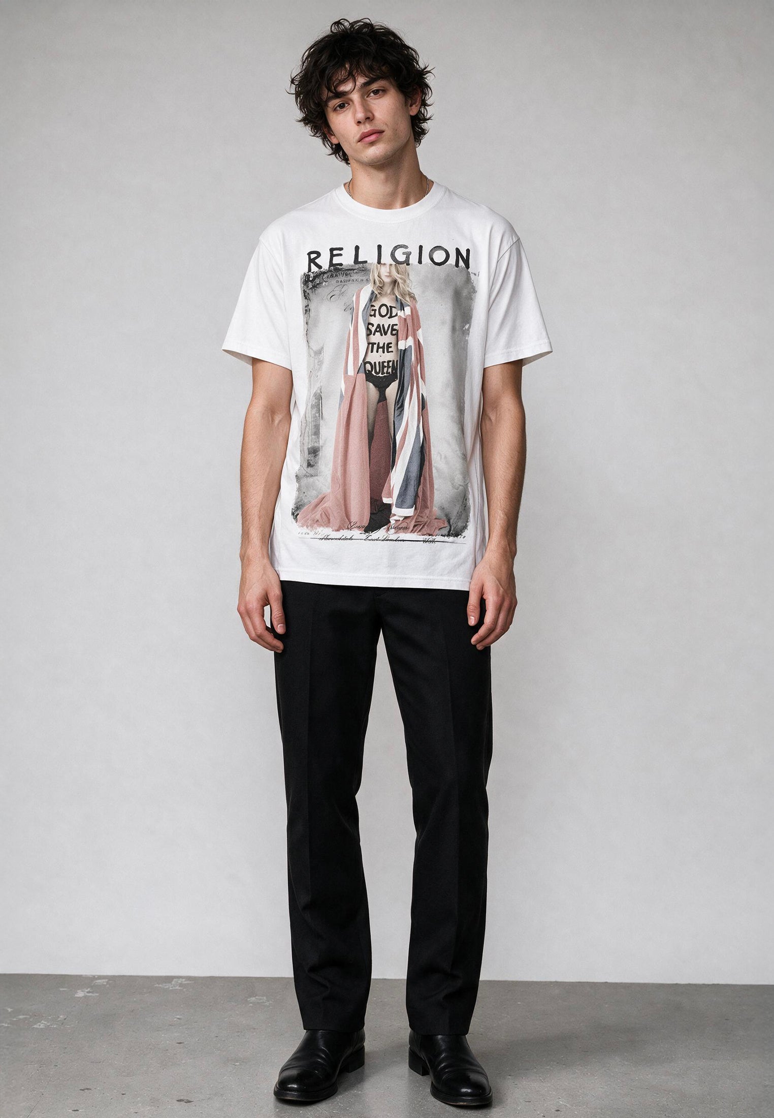 GOD SAVE THE QUEEN T-SHIRT WHITE