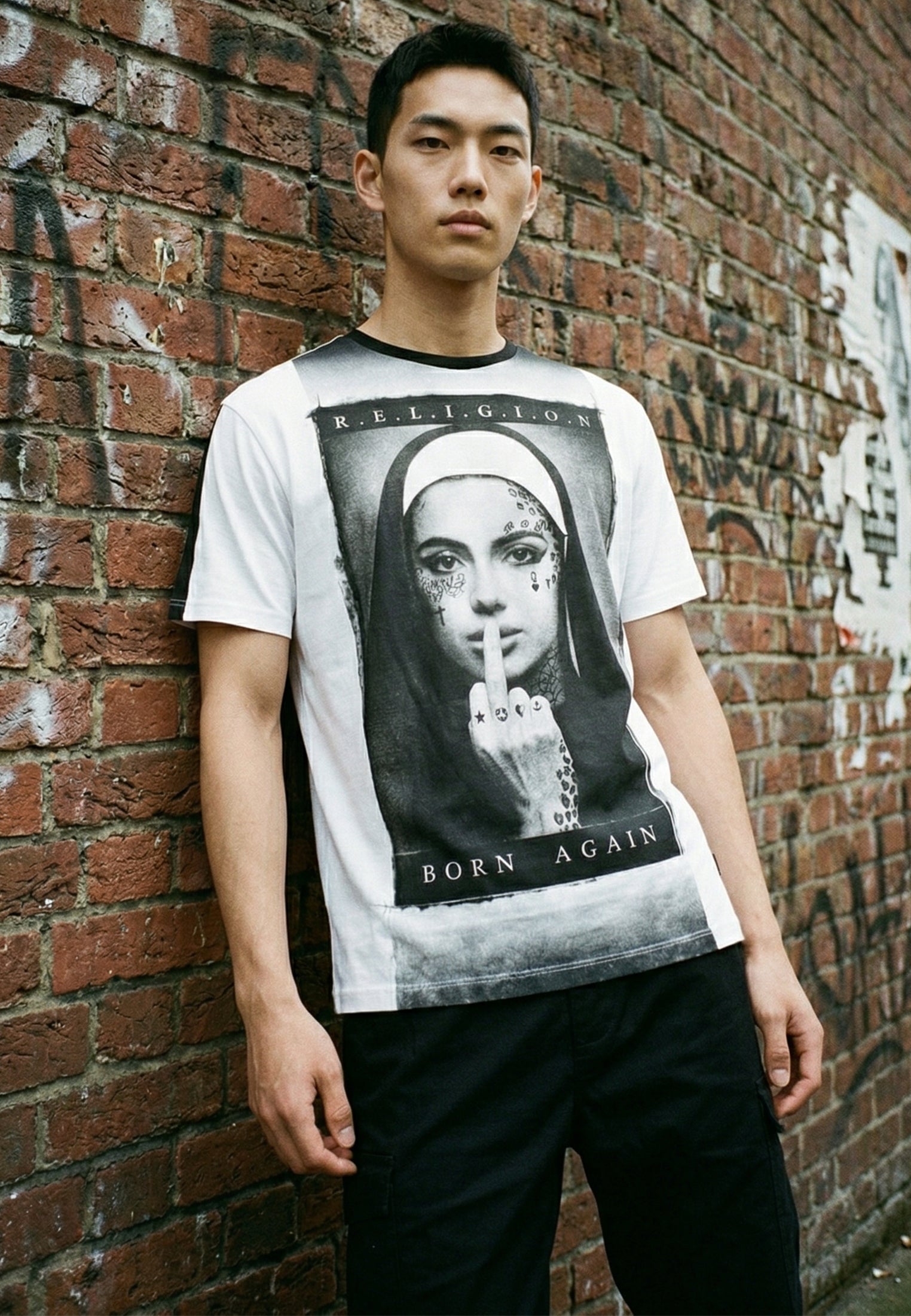 BORN AGAIN T-SHIRT INDIAN RED