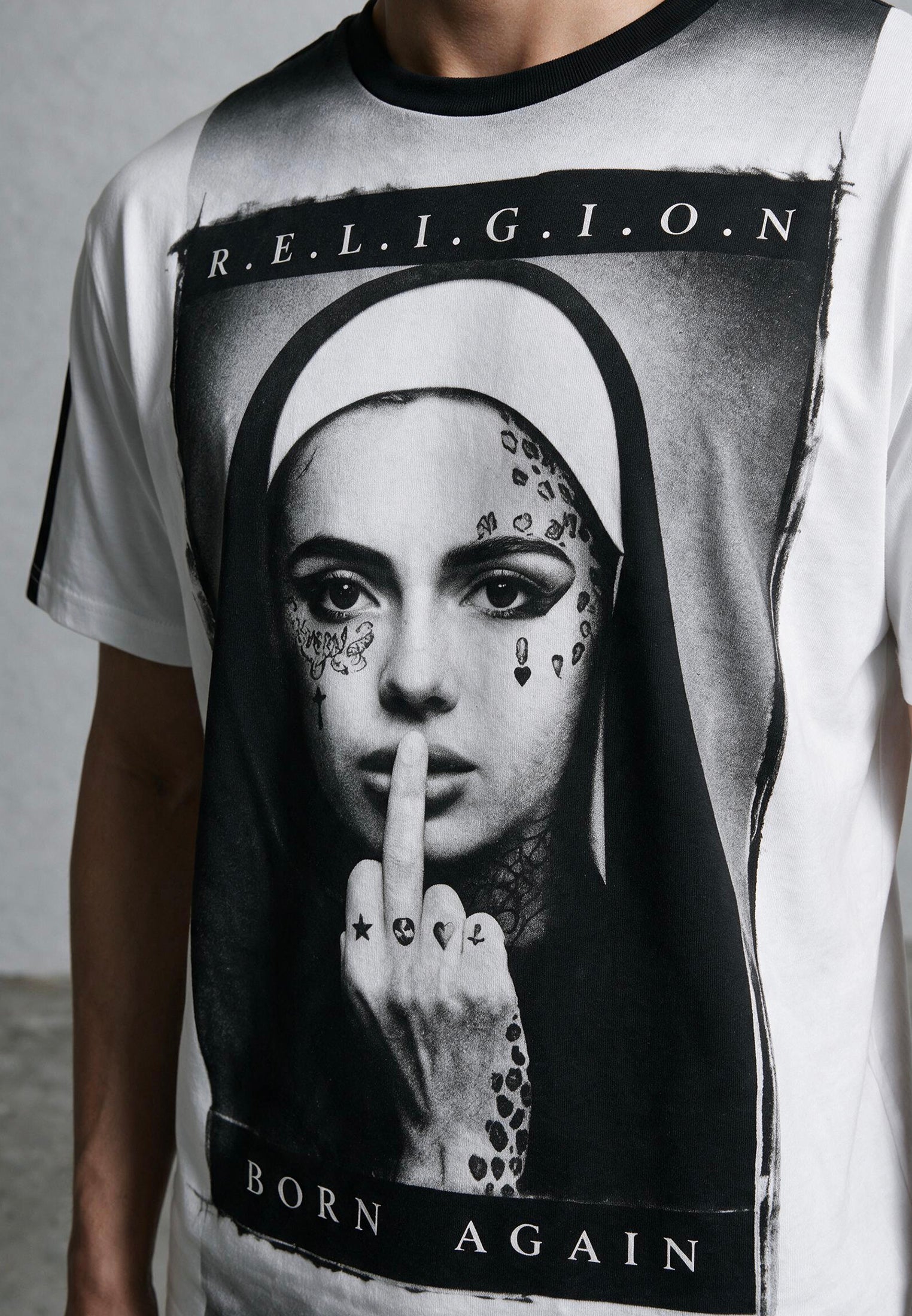 BORN AGAIN T-SHIRT DENIM