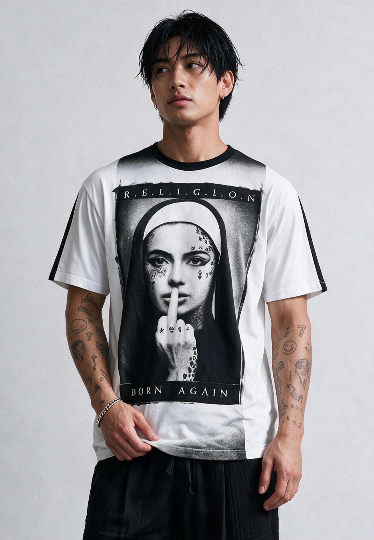 BORN AGAIN T-SHIRT INDIAN RED