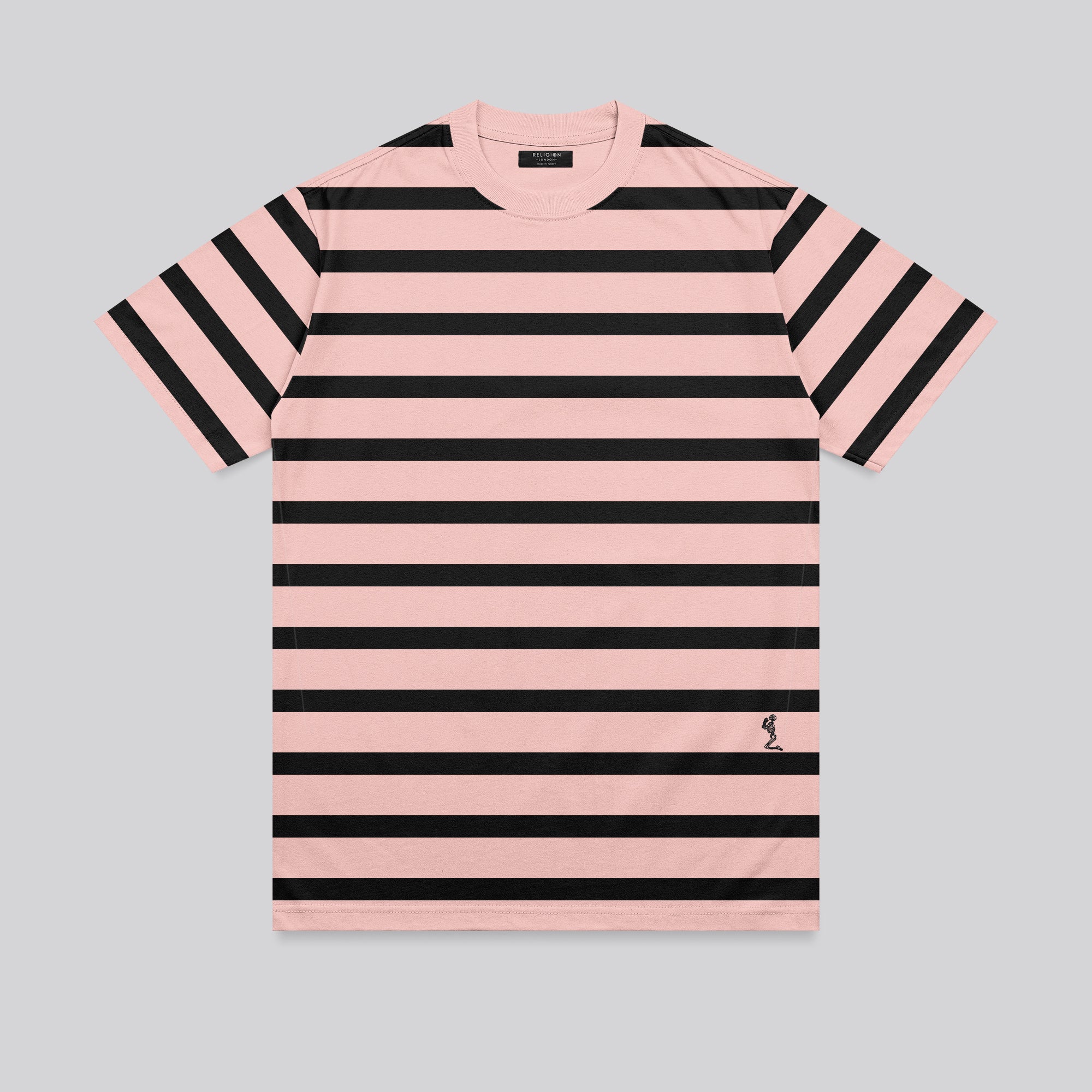 BR WASH T-SHIRT CLARET