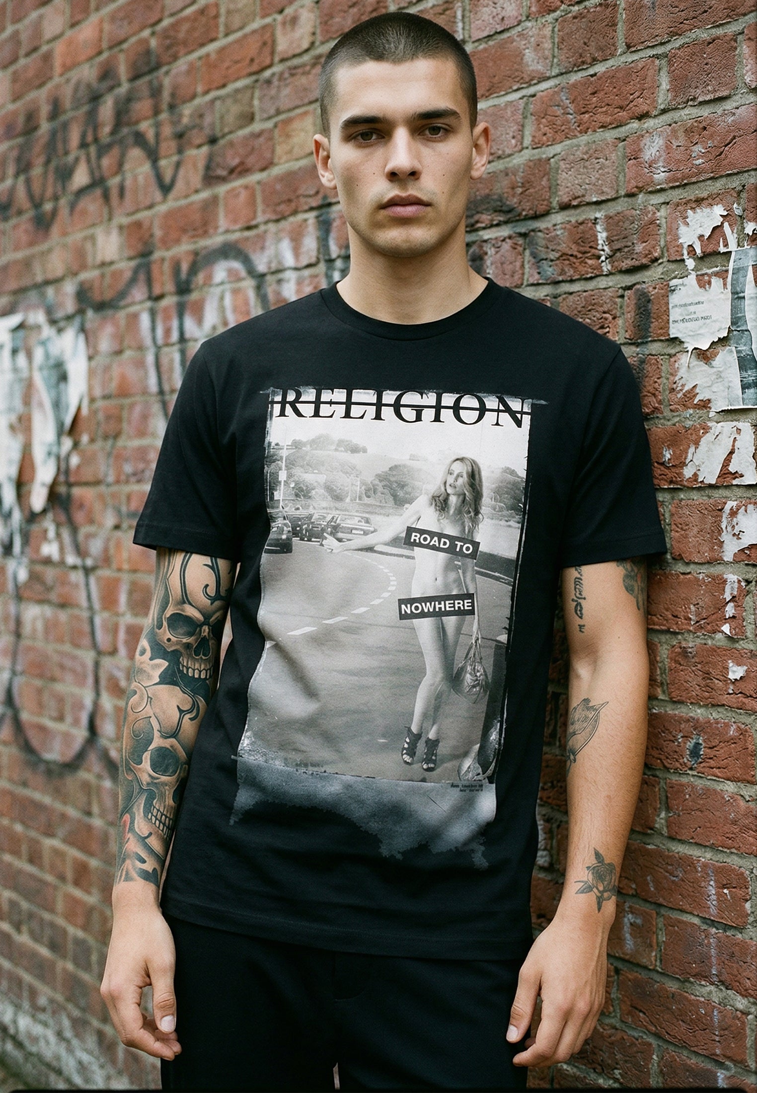 ROAD TO NOWHERE T-SHIRT BLACK