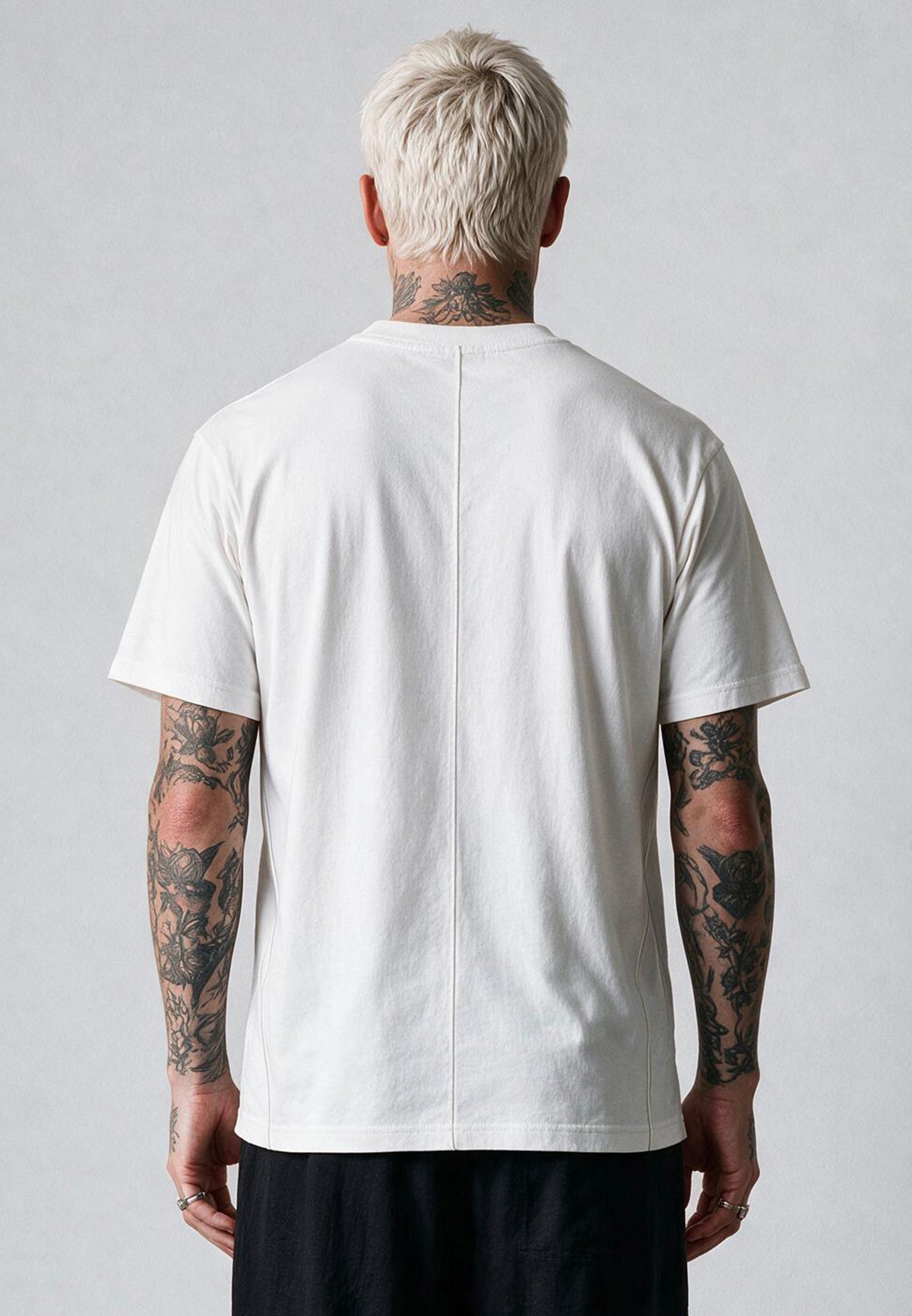 ANARCHY T-SHIRT WHITE & RED