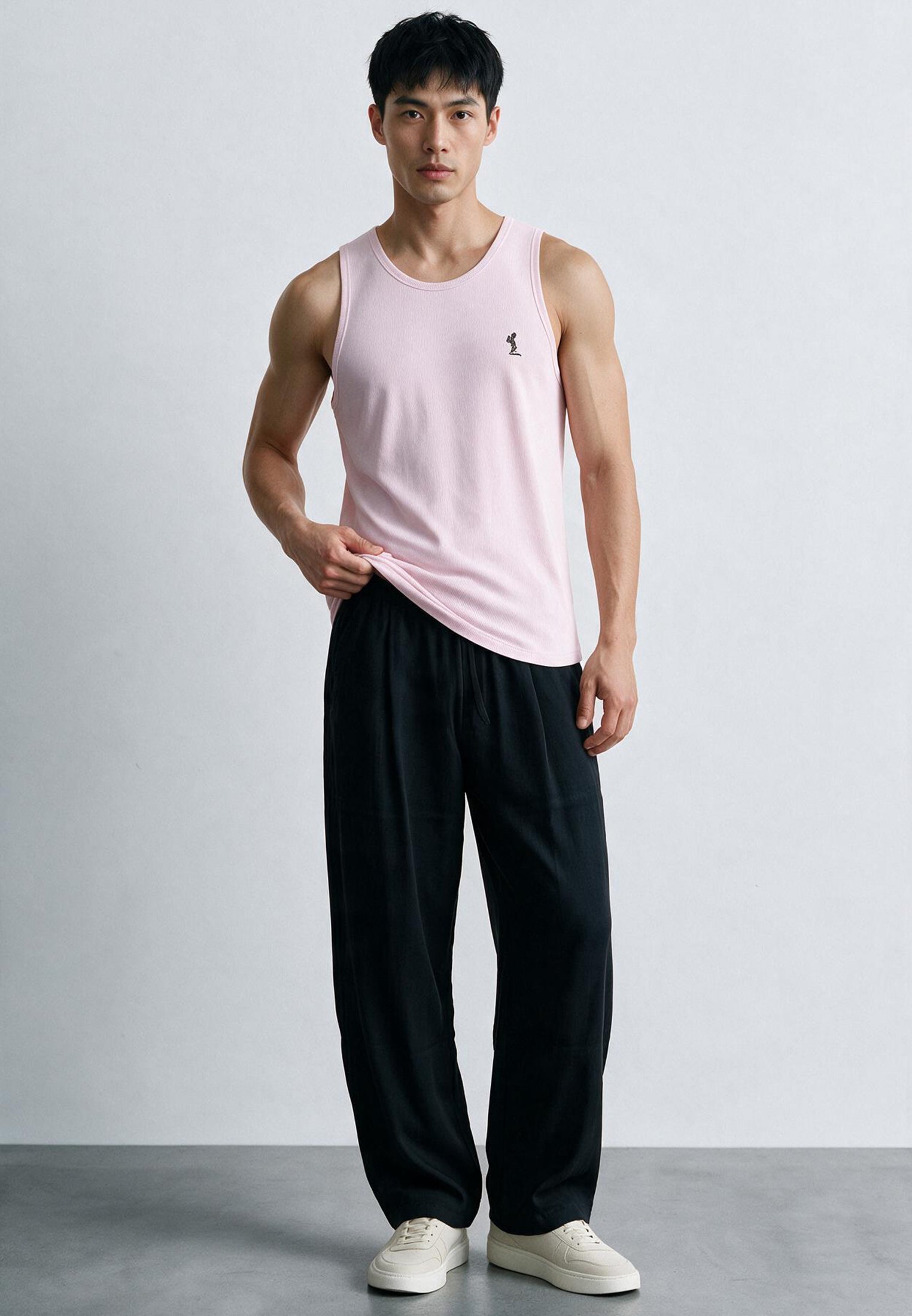 ALBION VEST PALE PINK
