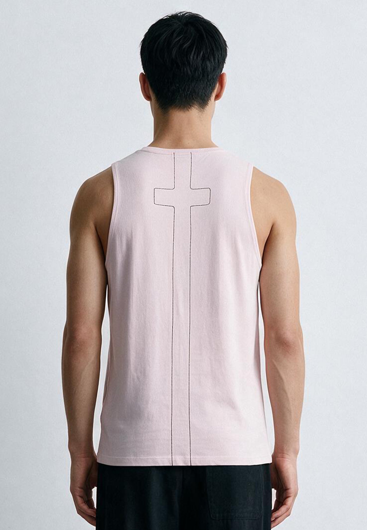ALBION VEST PALE PINK