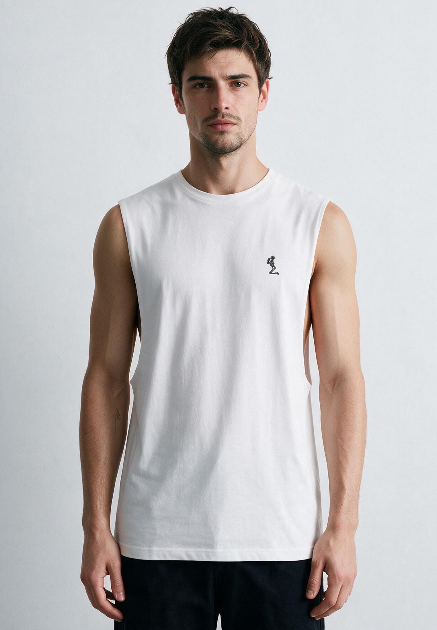 CUTAWAY VEST WHITE